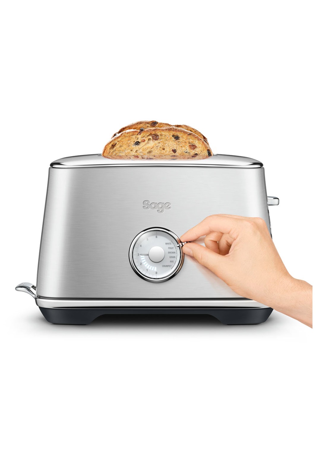 Sage The Toast Select Luxe broodrooster 2-slots - voorkant 3 zilver