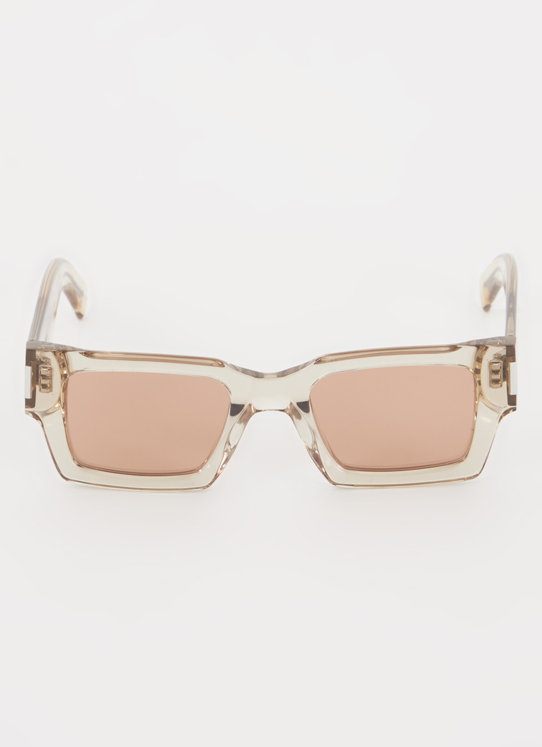 Saint Laurent Butterfly zonnebril  SL572 - detail 3 lichtgeel