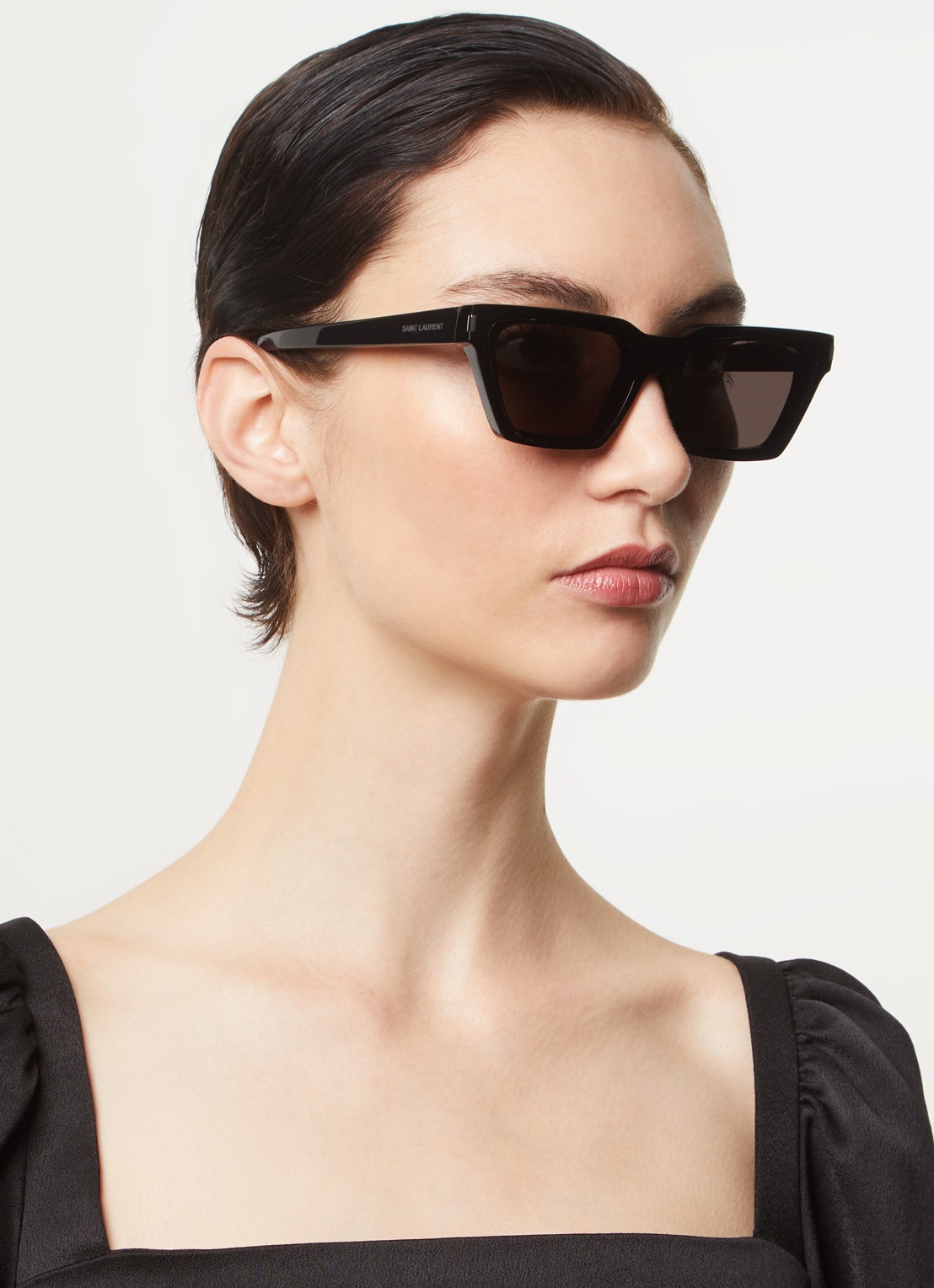 Saint Laurent Calista zonnebril SL633 - voorkant 2 zwart