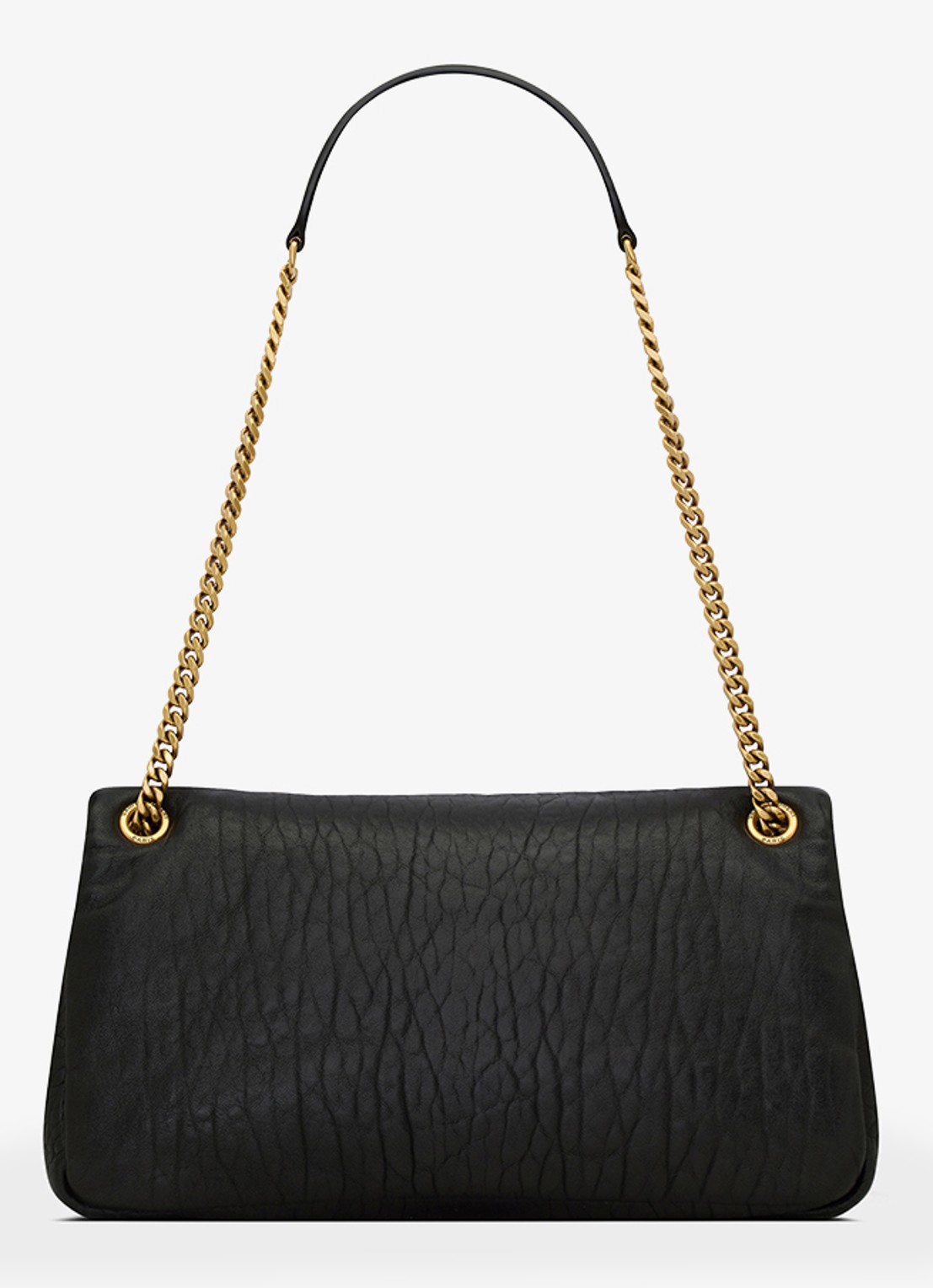 Saint Laurent Calypso Medium schoudertas van lamsleer - detail 2 zwart