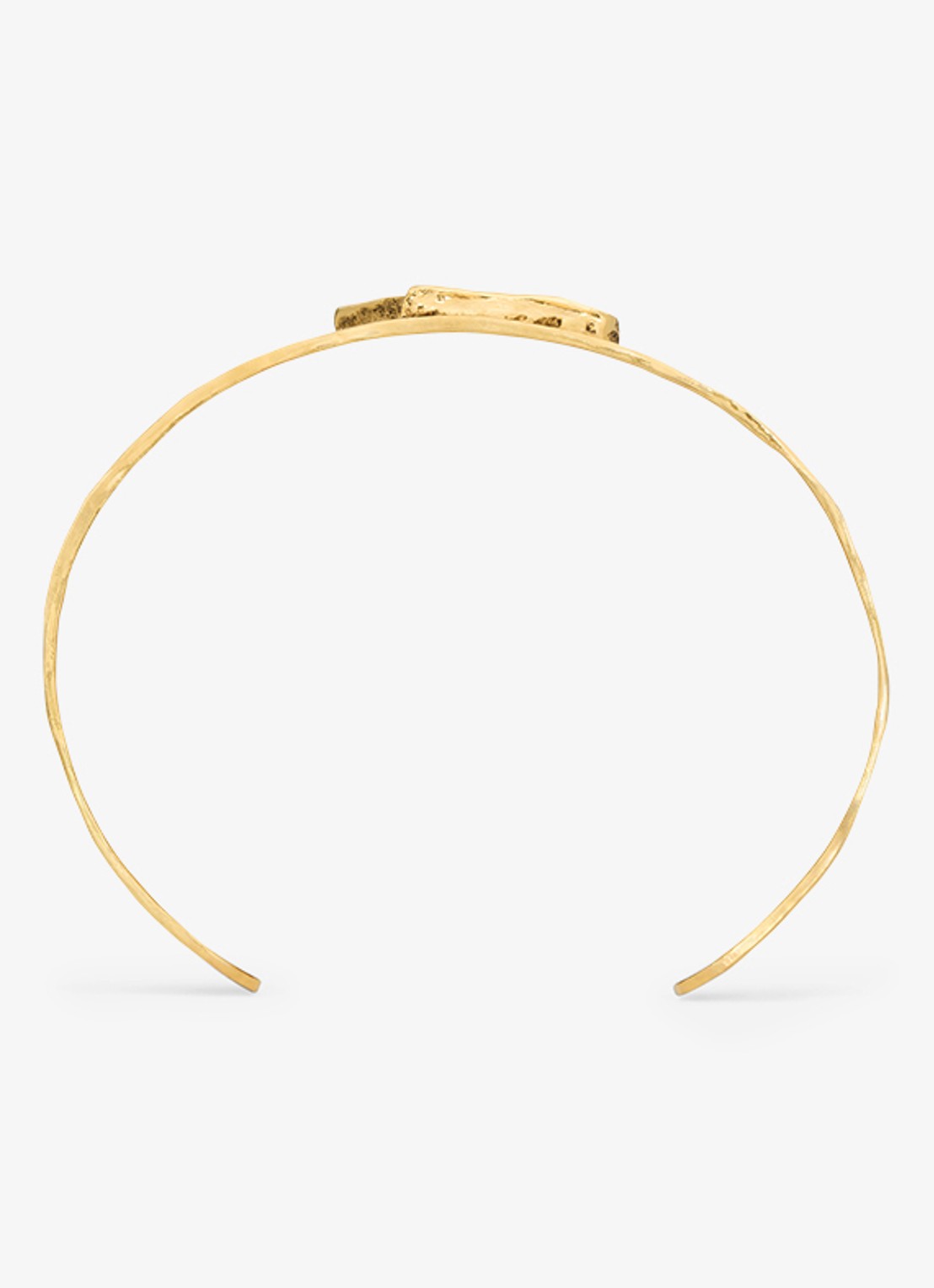 Saint Laurent Cassandre bangle met logo - voorkant 2 goud