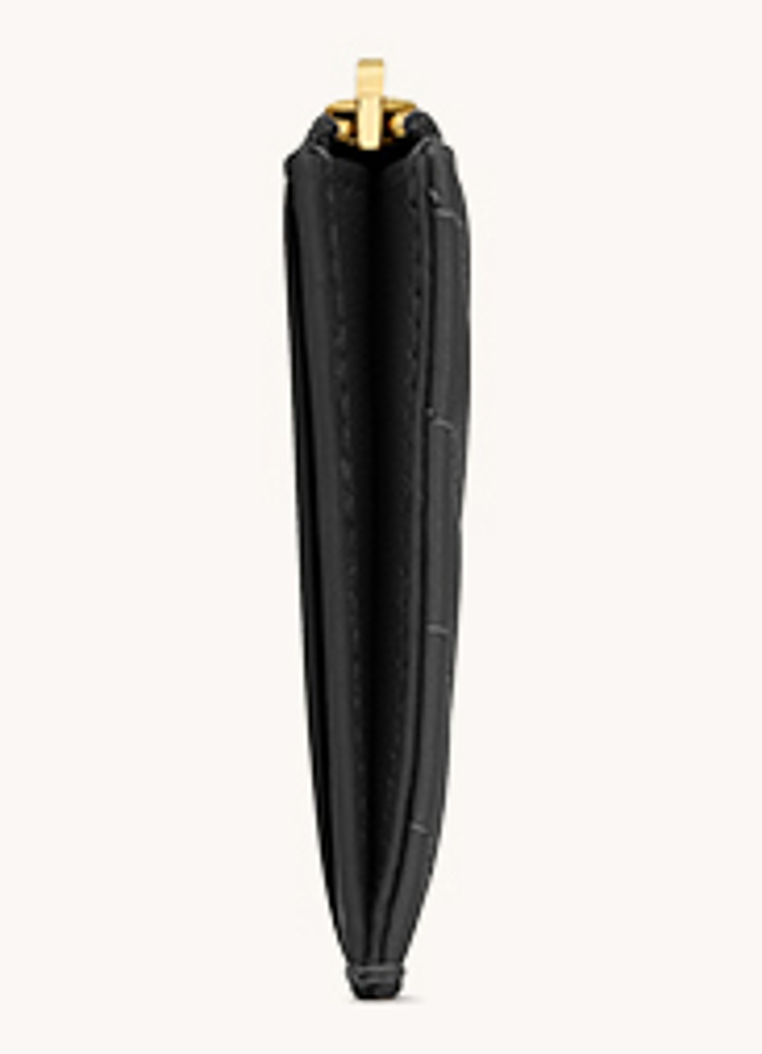 Saint Laurent Cassandre Matelassé pasjeshouder van quilted lamsleer - achterkant zwart
