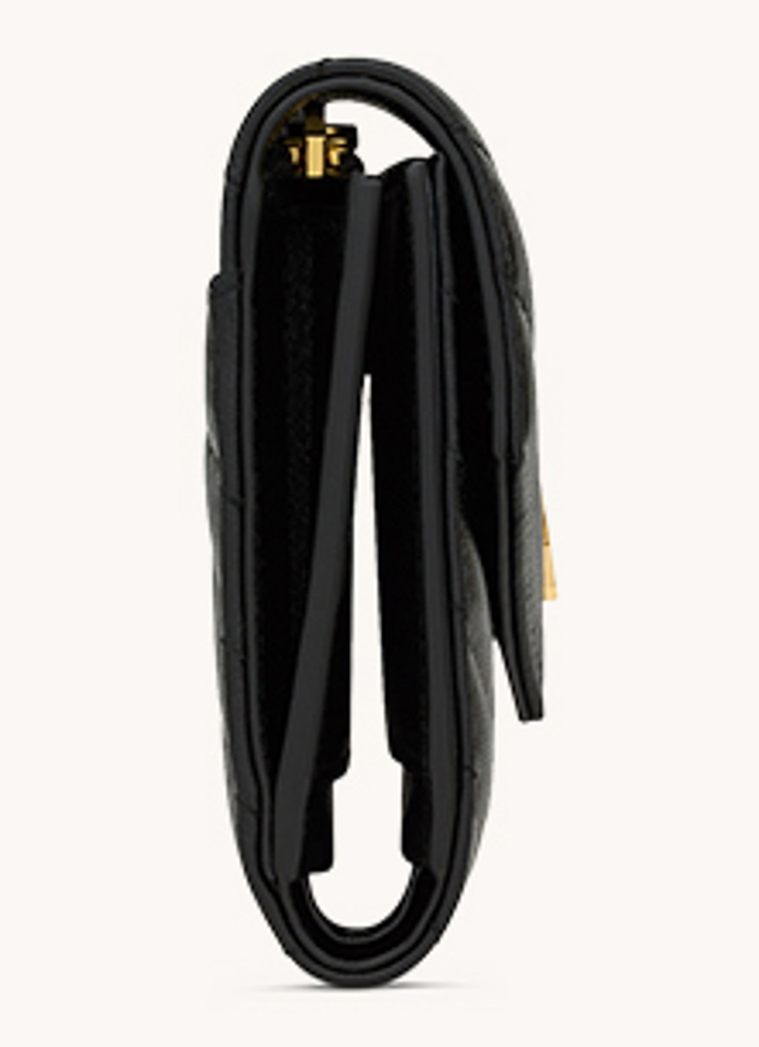 Saint Laurent Cassandre Matelassé portemonnee van kalfsleer - detail 3 zwart