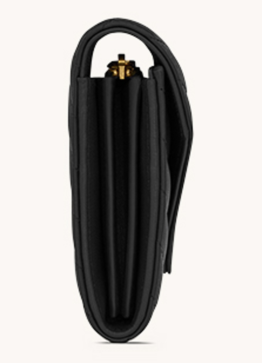 Saint Laurent Cassandre Matelassé portemonnee van lamsleer - achterkant 4 zwart