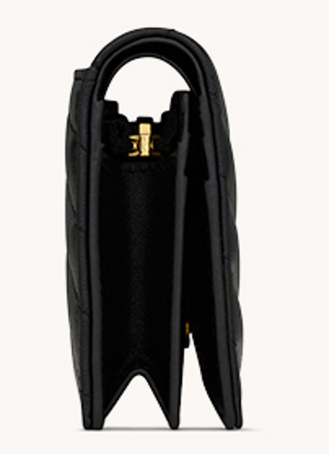 Saint Laurent Cassandre Matelassé portemonnee van quilted kalfsleer - detail 2 zwart