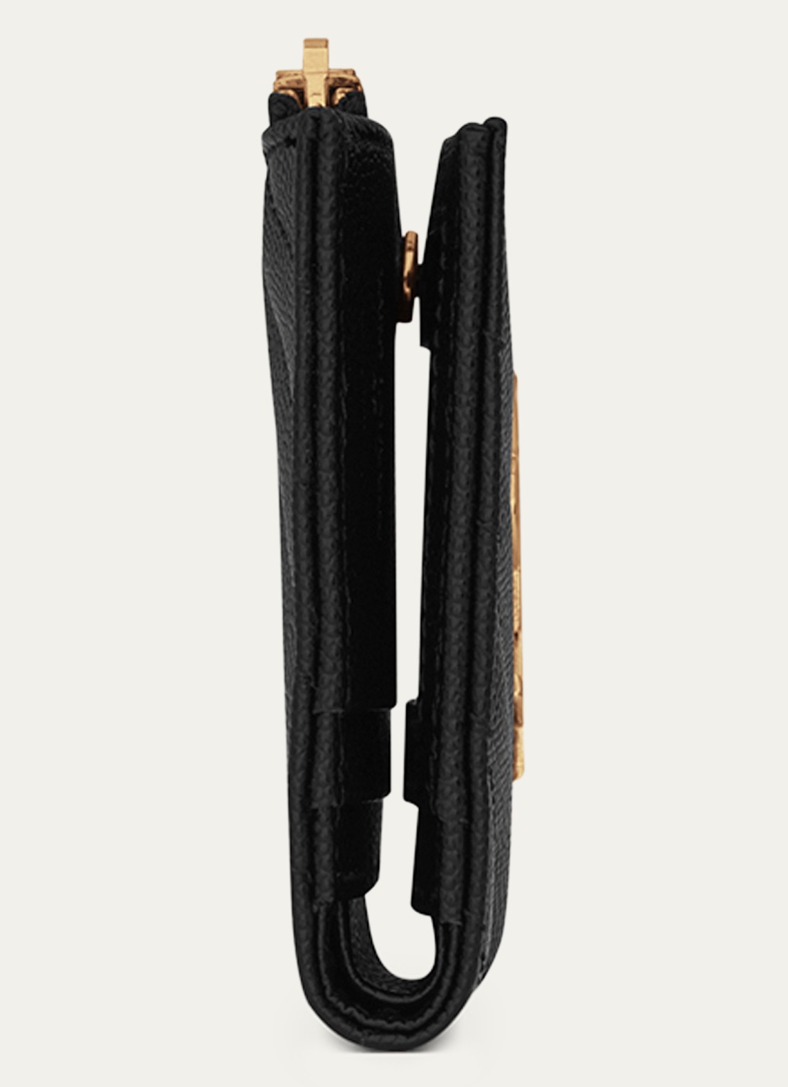 Saint Laurent Cassandre pasjeshouder van quilted kalfsleer - detail 2 zwart