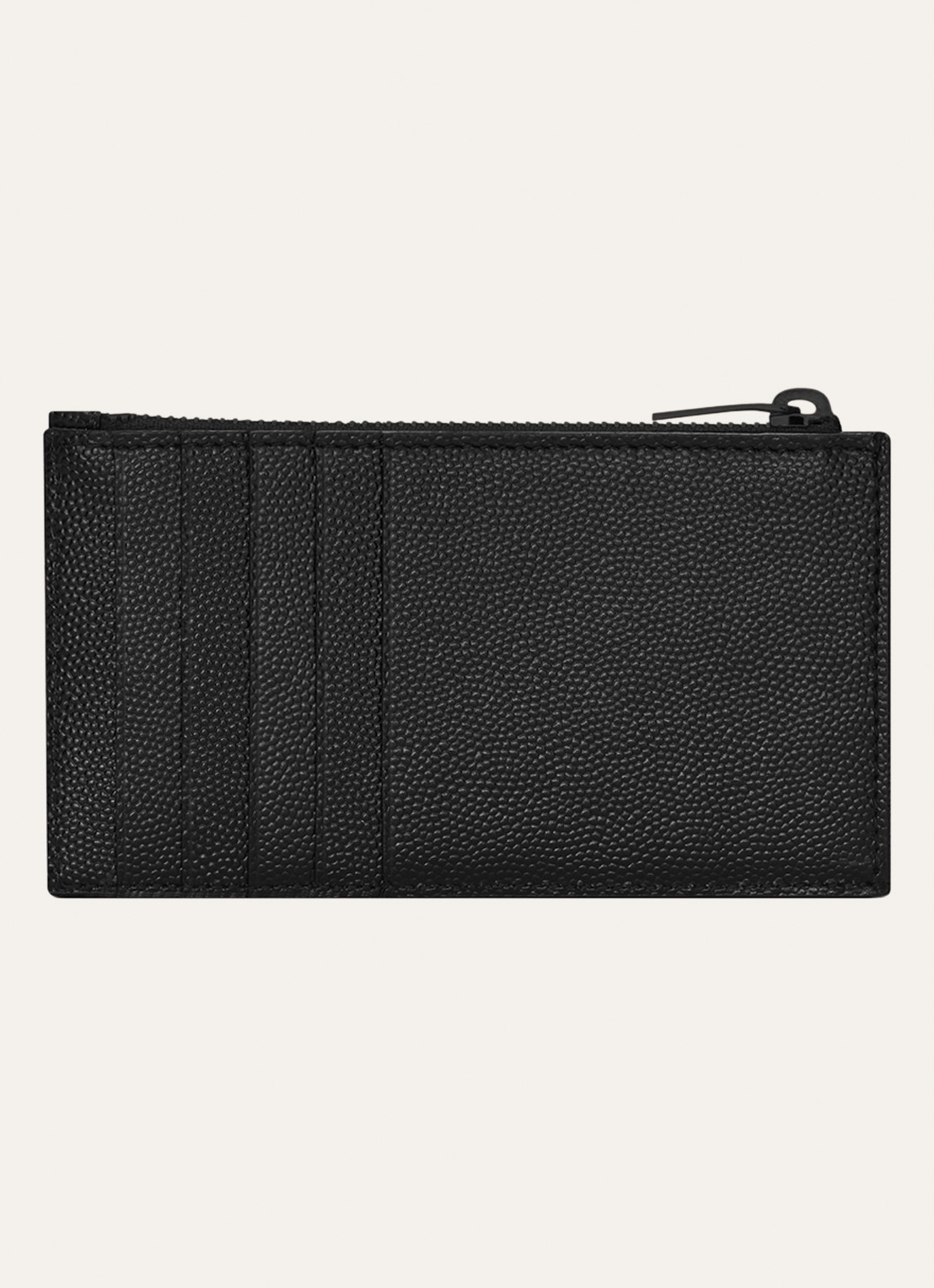 Saint Laurent Cassandre pasjeshouder van quilted kalfsleer - detail 2 zwart