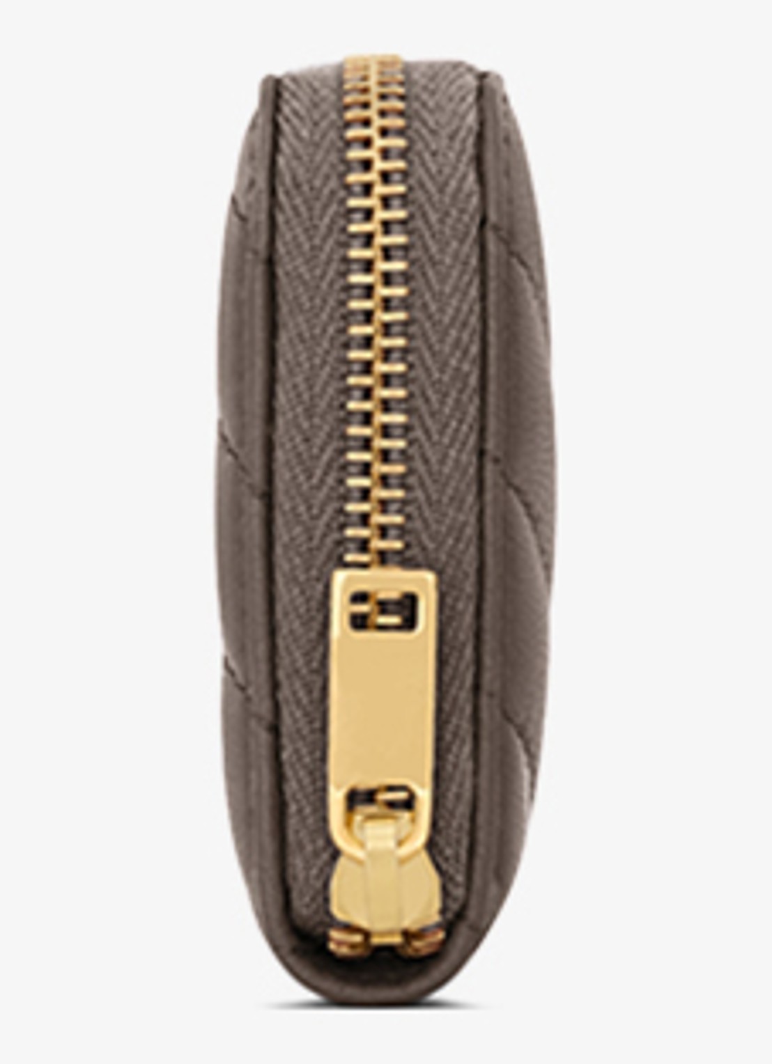 Saint Laurent Cassandre portemonnee van lamsleer - detail 2 taupe