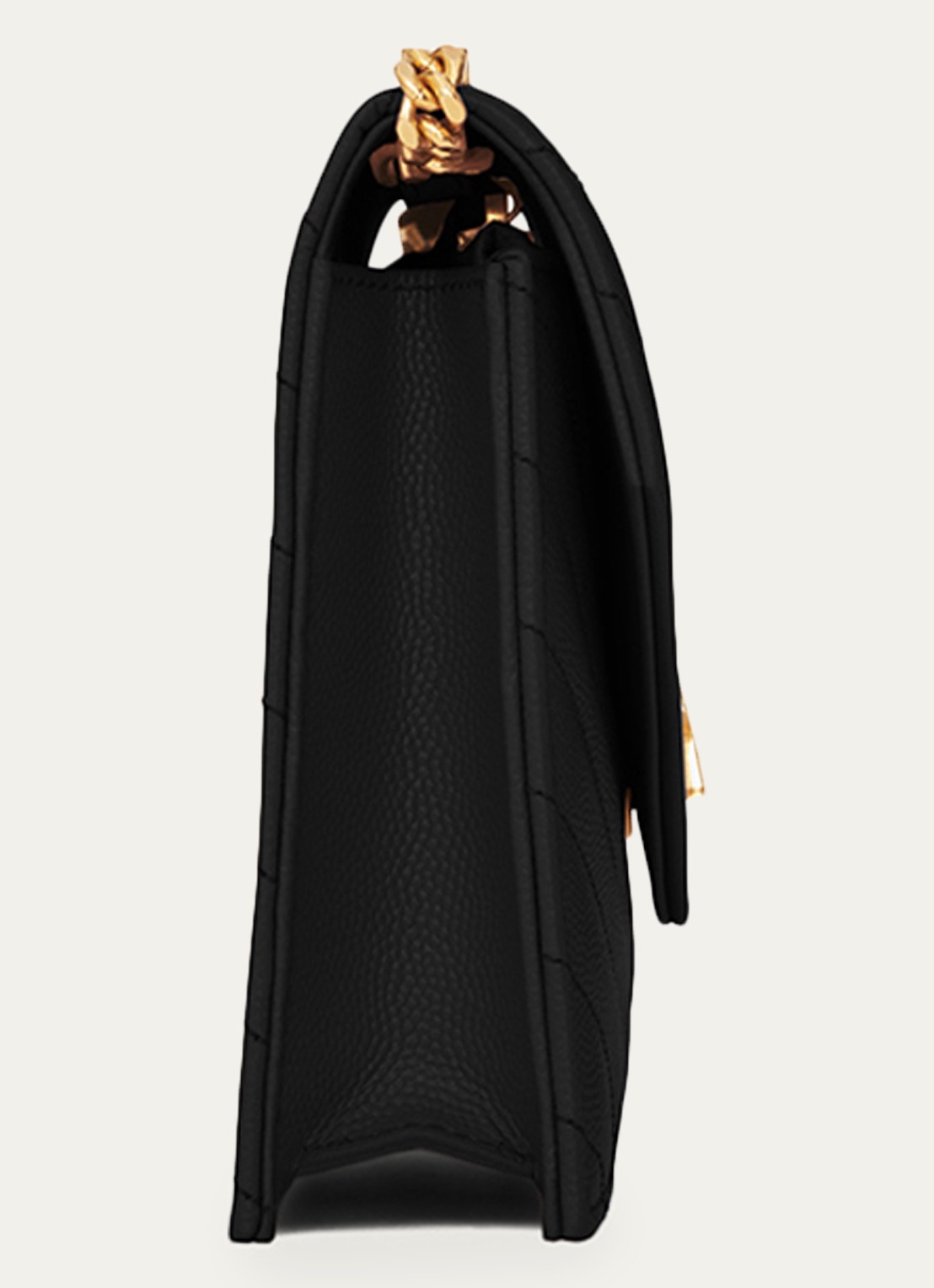 Saint Laurent Cassandre portemonnee van quilted kalfsleer - detail 2 zwart