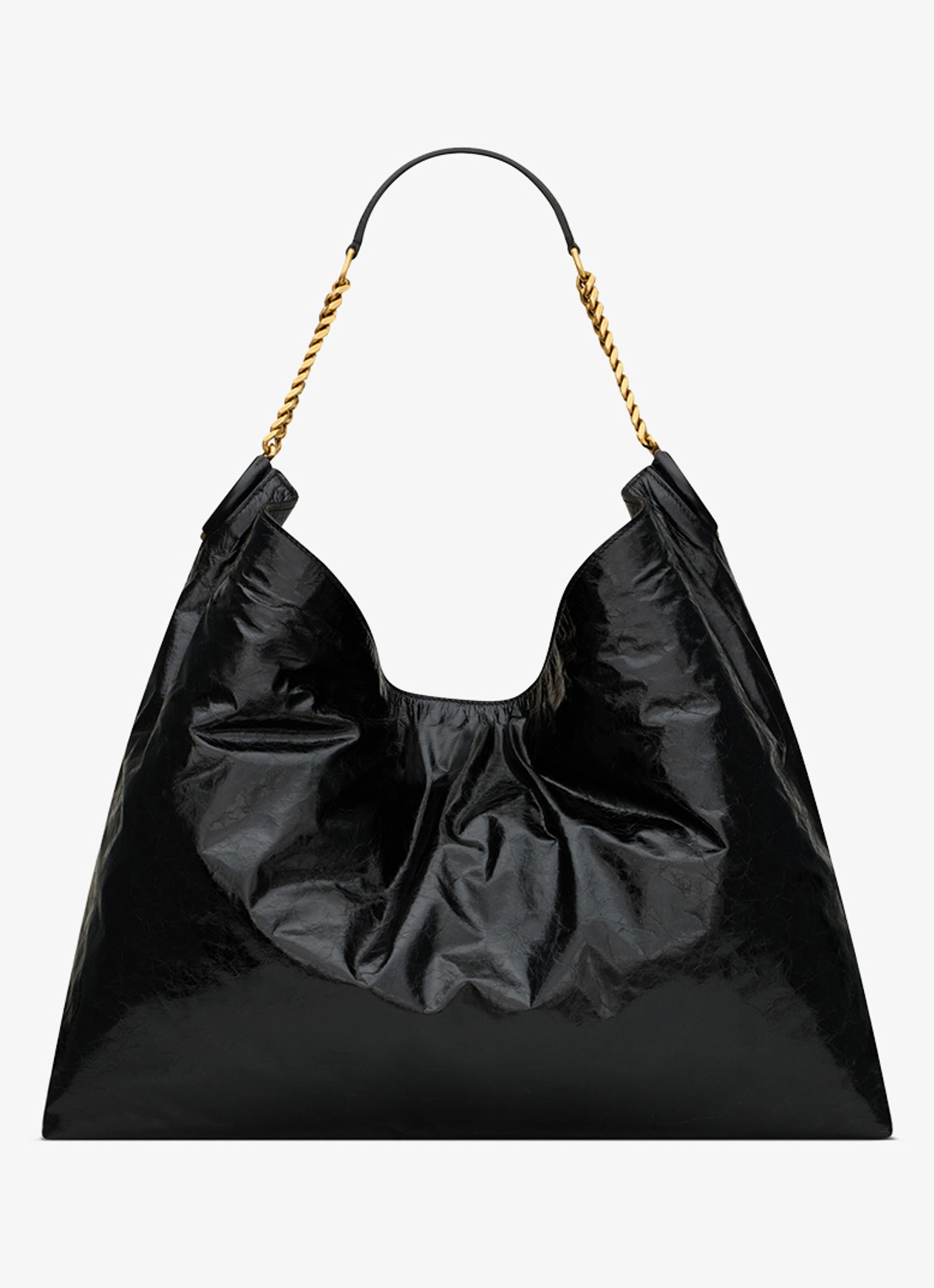Saint Laurent Cassandre schoudertas van kalfsleer - achterkant 2 zwart
