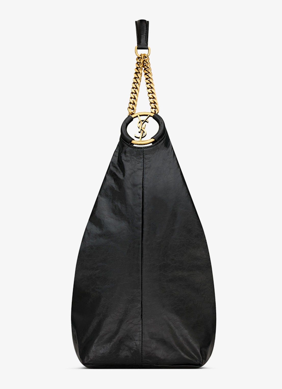 Saint Laurent Cassandre schoudertas van kalfsleer - detail 5 zwart