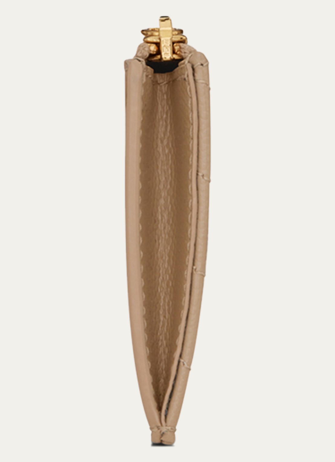 Saint Laurent Cassandre Zip Fragments pasjeshouder van kalfsleer - detail 2 beige
