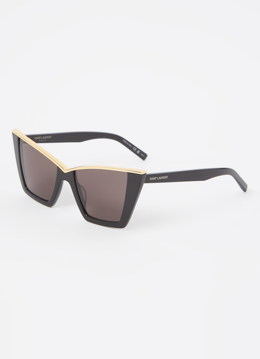 Saint Laurent Cat Eye zonnebril SL 570 - voorkant 4 zwart