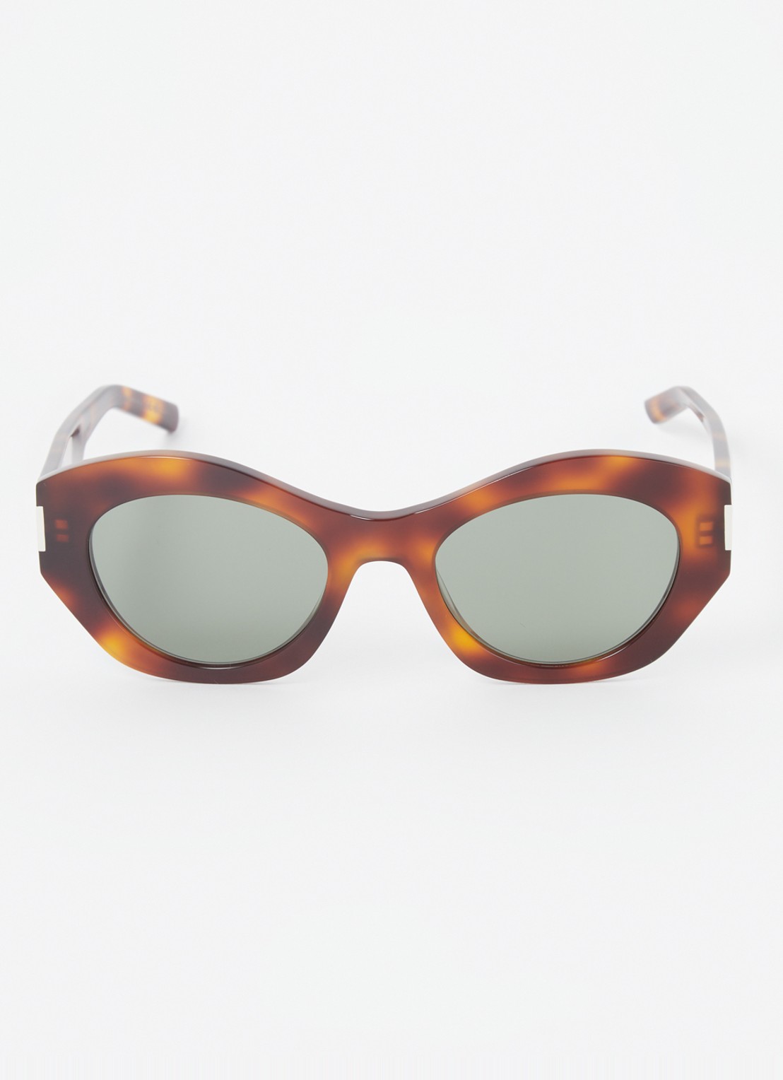 Saint Laurent Cat Eye zonnebril SL639 - voorkant 2 bruin