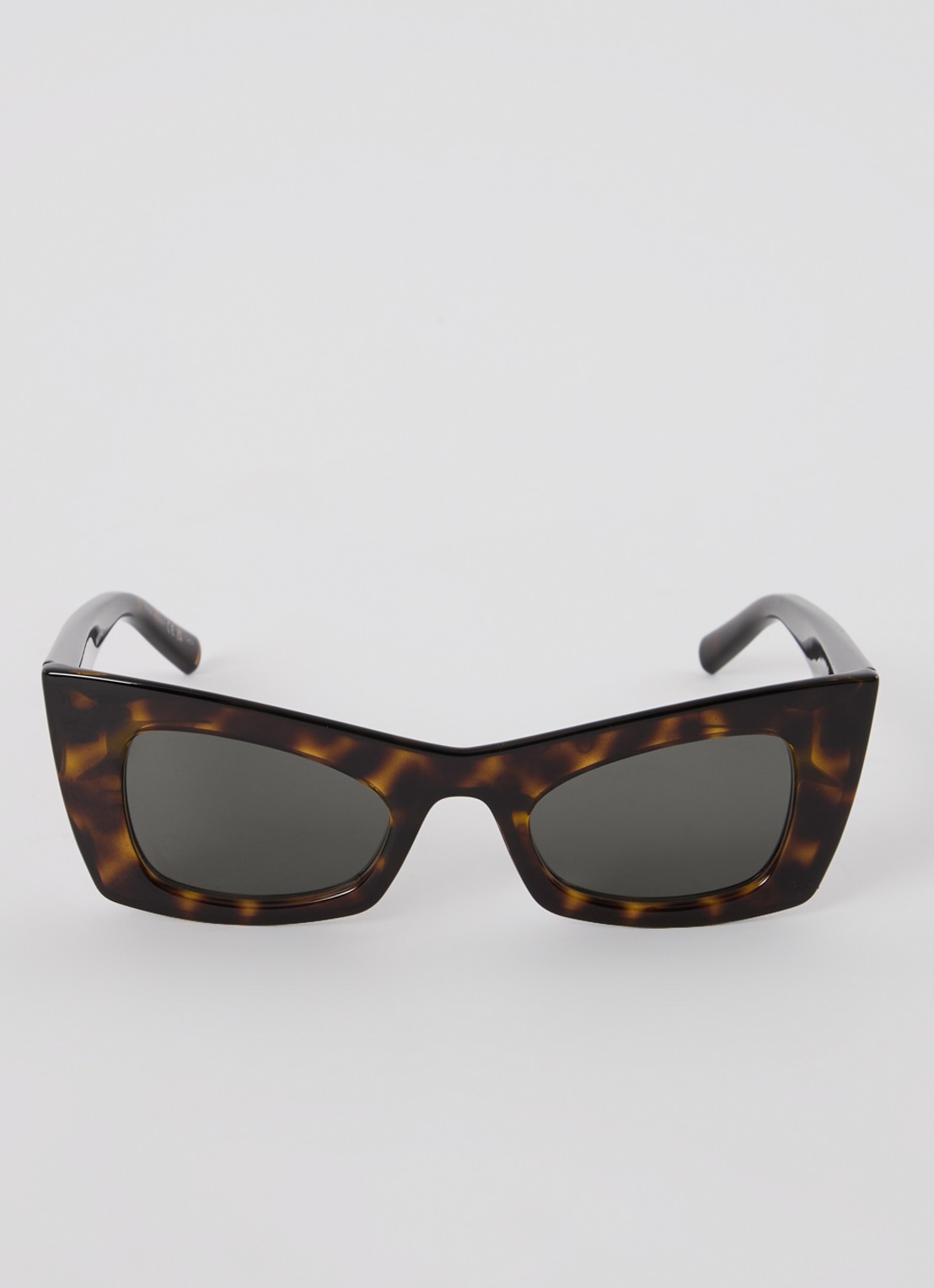 Saint Laurent Cat Eye zonnebril SL702 - detail 2 donkerbruin