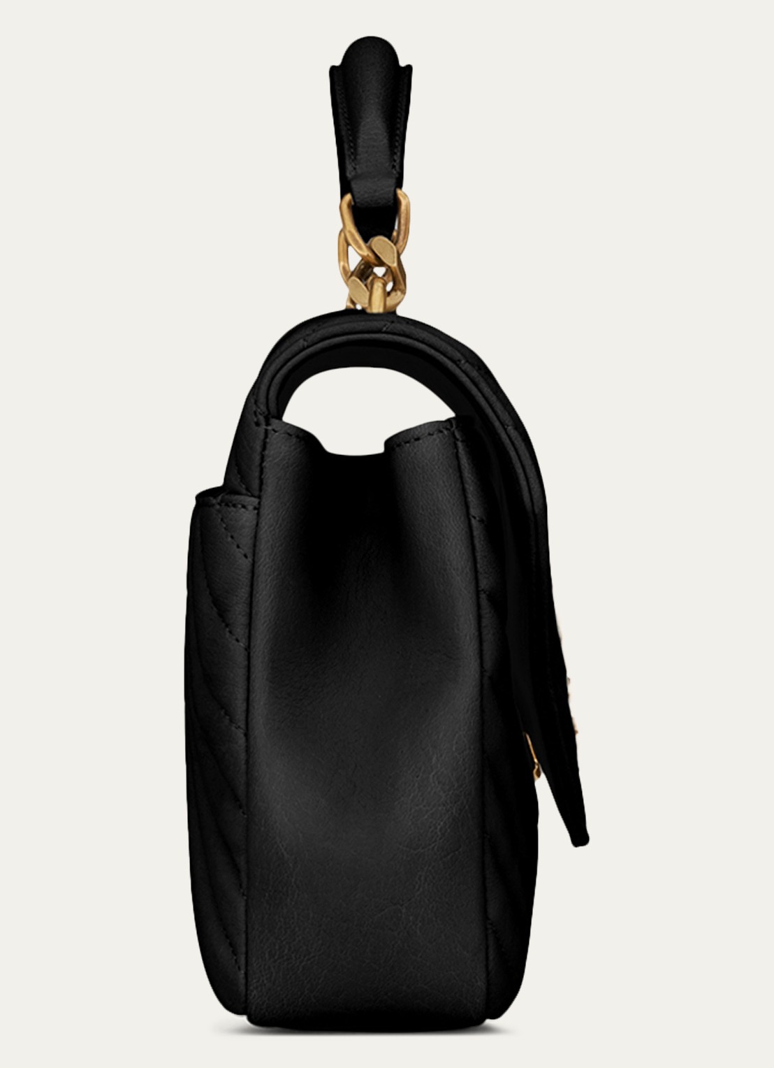 Saint Laurent College Medium crossbodytas van quilted kalfsleer - detail 3 zwart