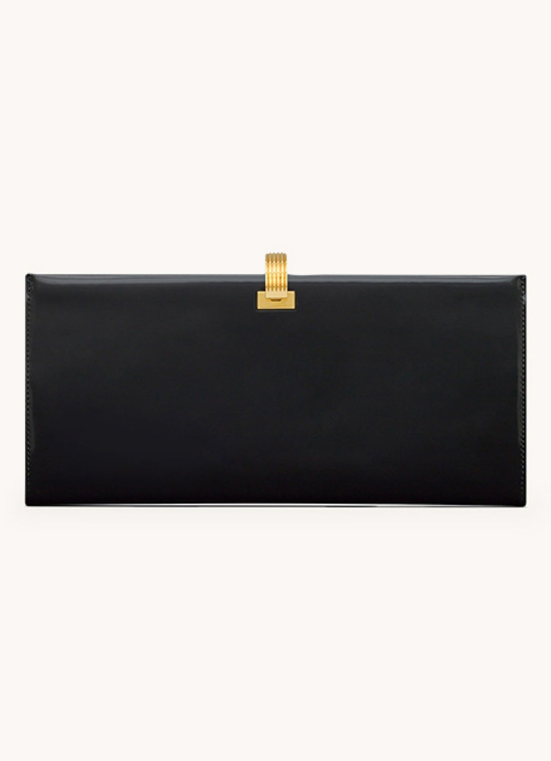 Saint Laurent Daria clutch van kalfsleer - detail 2 zwart