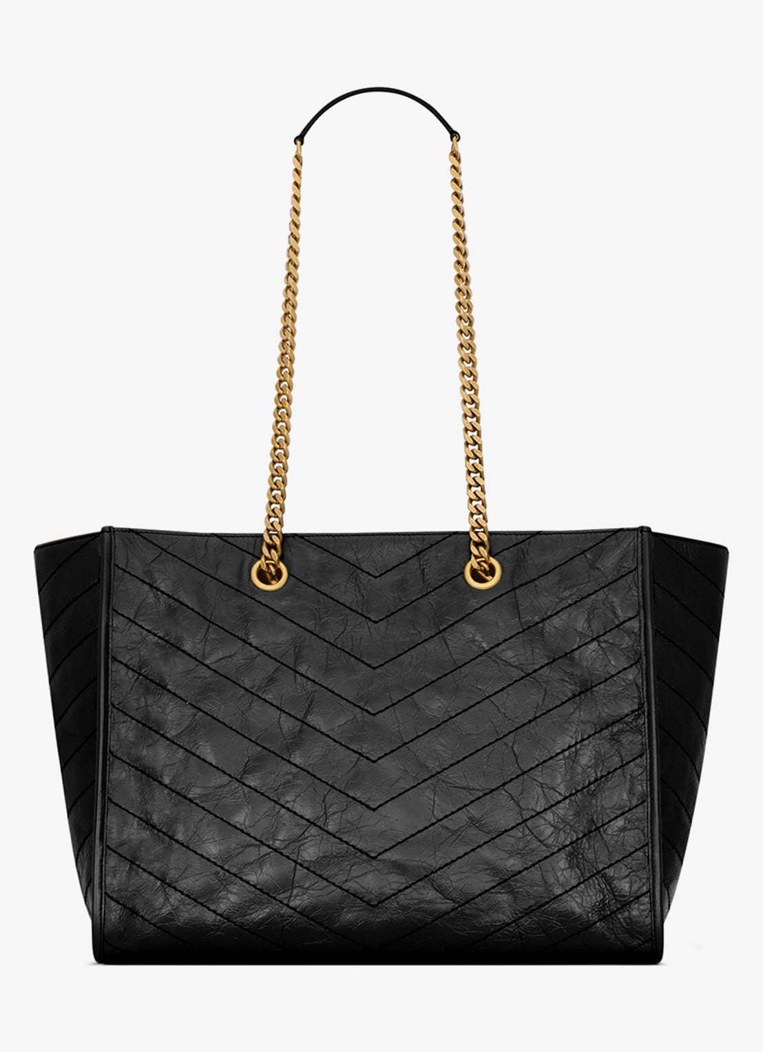 Saint Laurent Eastwest Niki shopper van kalfsleer - achterkant 5 zwart