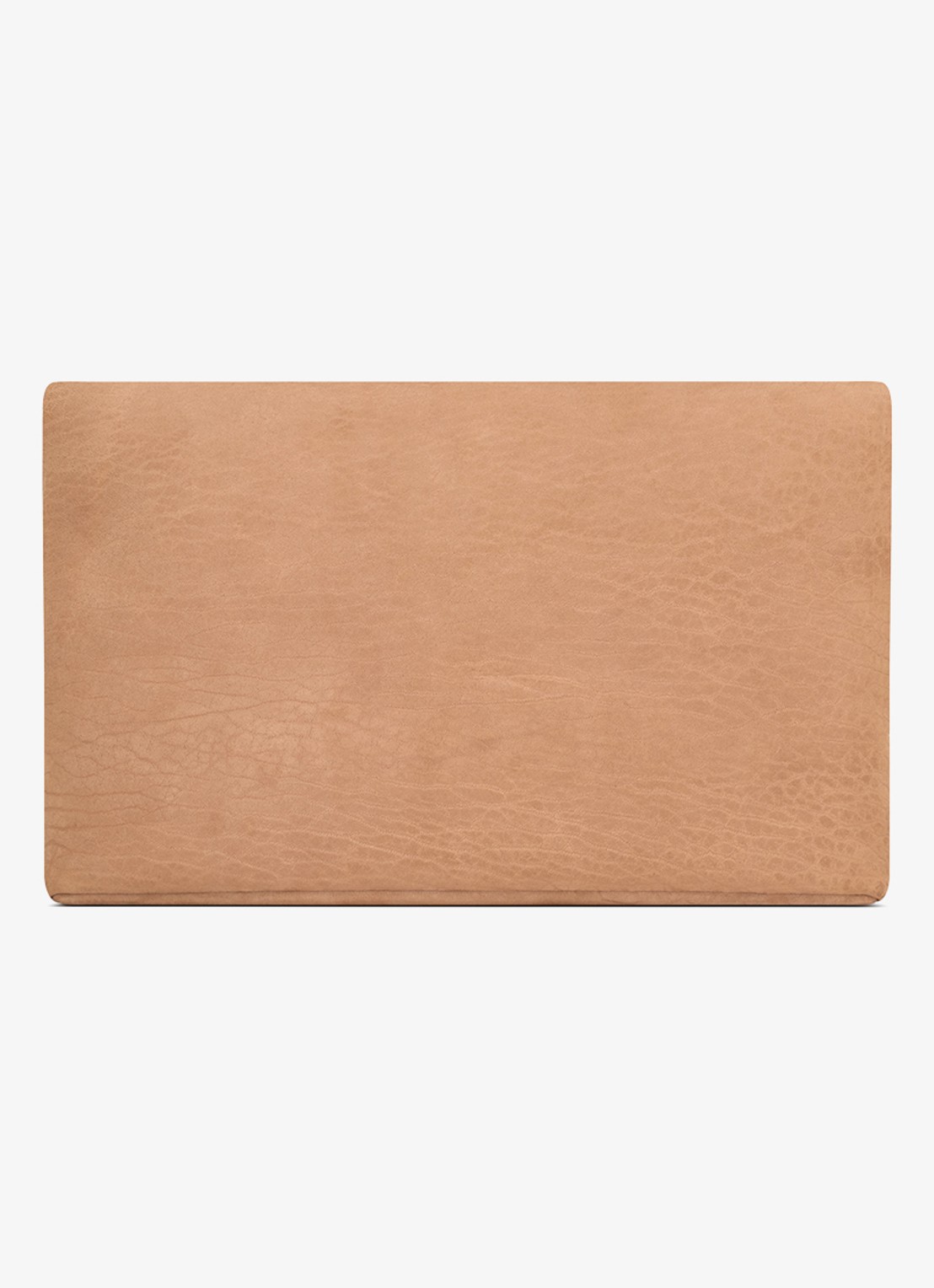 Saint Laurent Envelope Large clutch van lamsleer - achterkant 2 lichtbruin