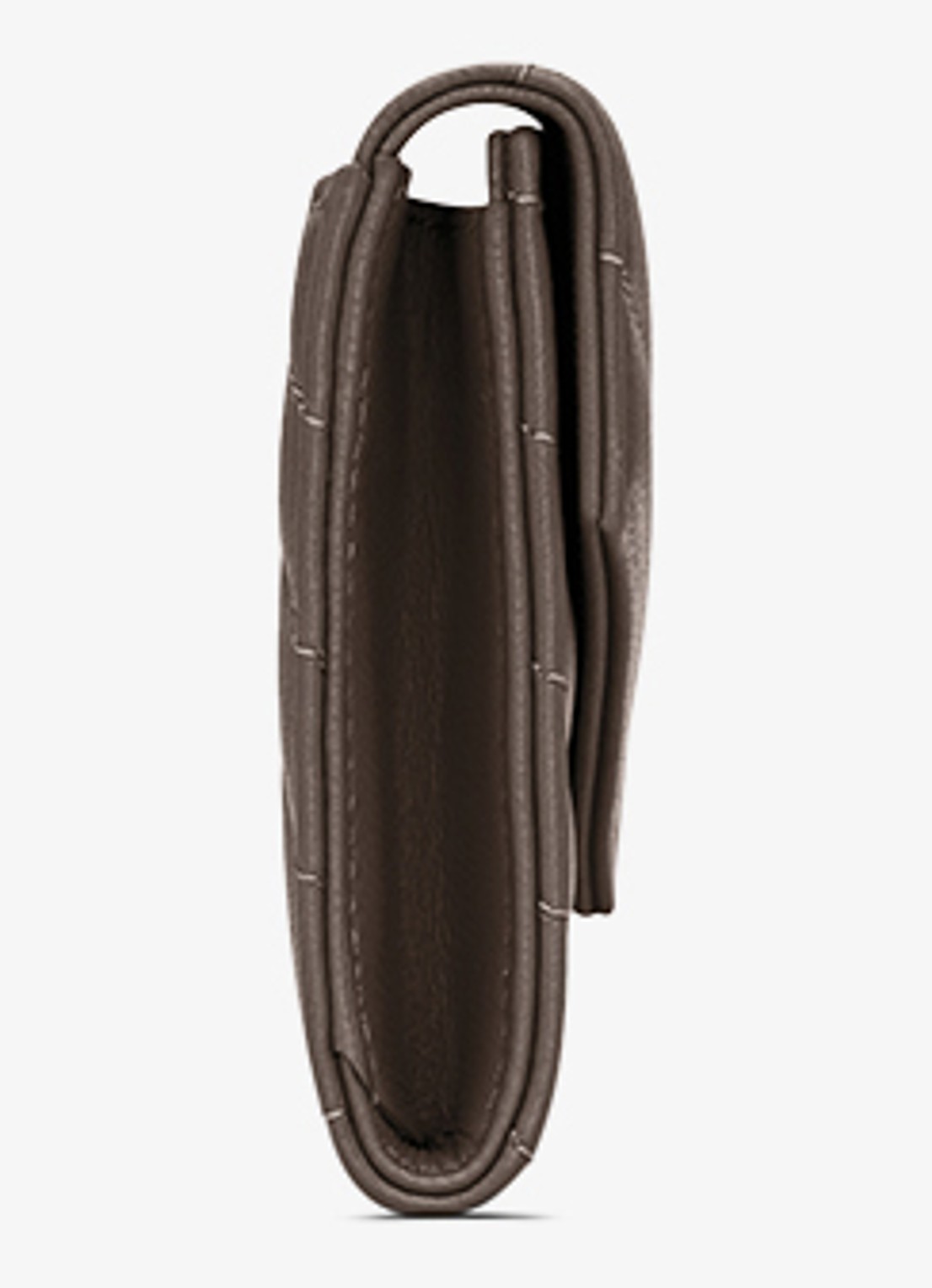 Saint Laurent Envelope Small portemonnee van lamsleer - detail 3 grijs
