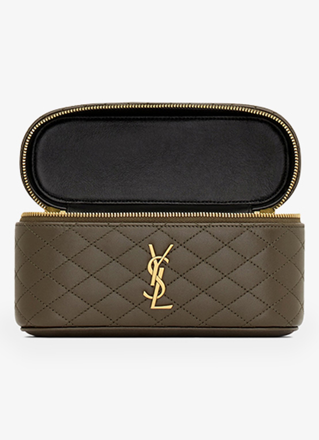Saint Laurent Gaby handtas van lamsleer - detail 4 bronsgroen