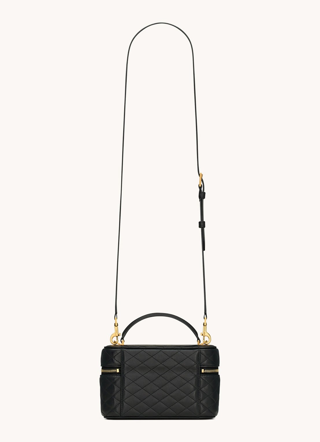 Saint Laurent Gaby Mini handtas van lamsleer - achterkant zwart