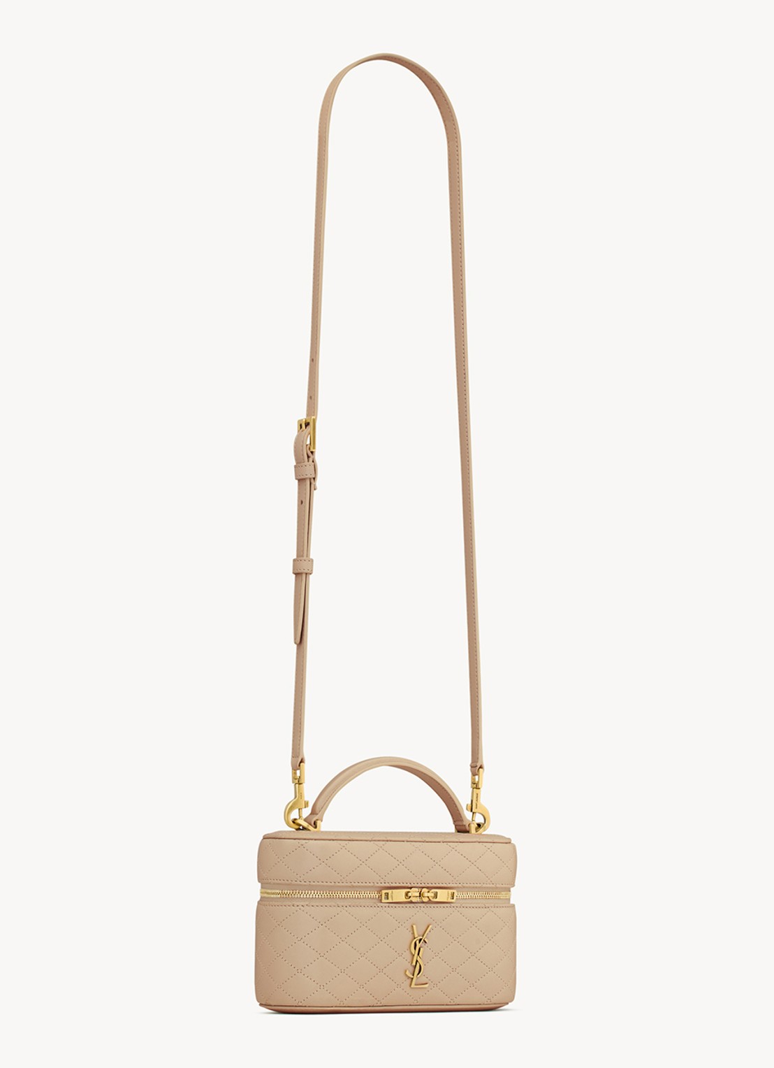 Saint Laurent Gaby Vanity handtas van lamsleer - detail 4 beige