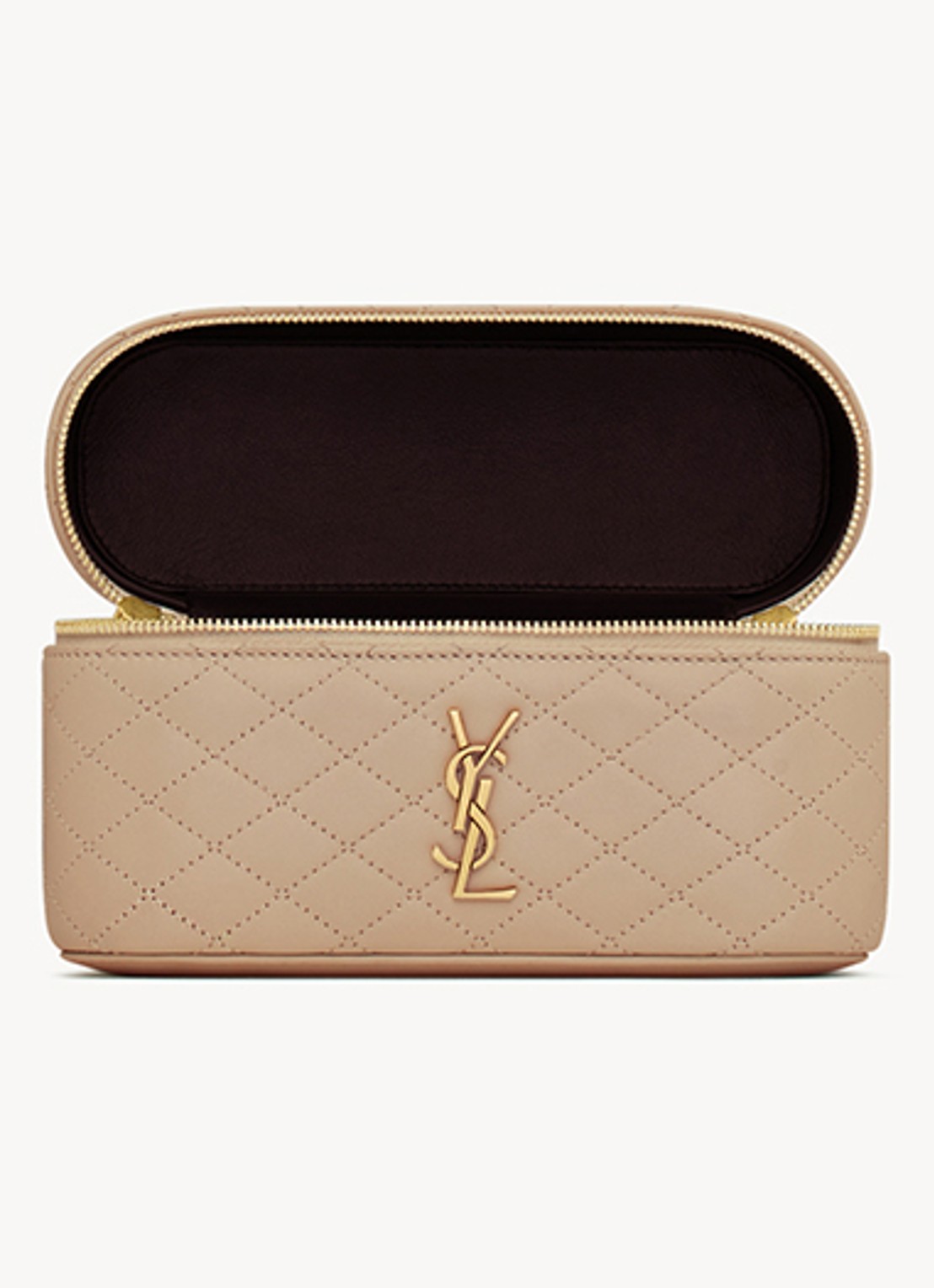 Saint Laurent Gaby Vanity handtas van lamsleer - detail 6 beige