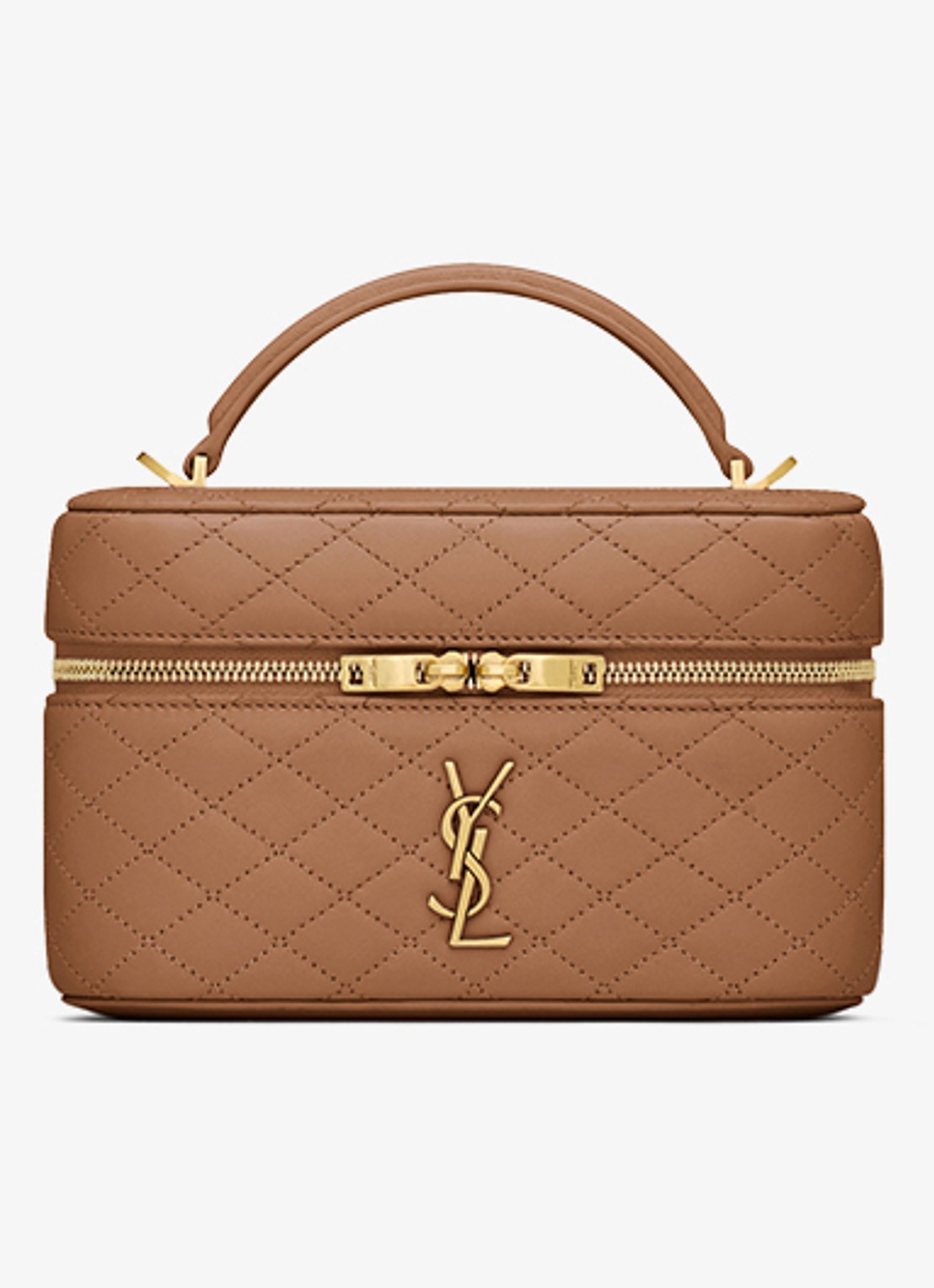 Saint Laurent Gaby Vanity handtas van lamsleer - detail 3 bruin