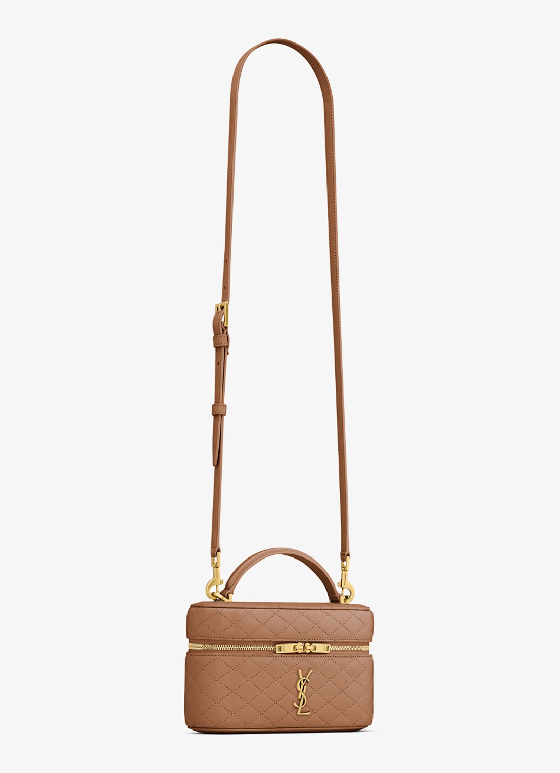 Saint Laurent Gaby Vanity handtas van lamsleer - detail 5 bruin
