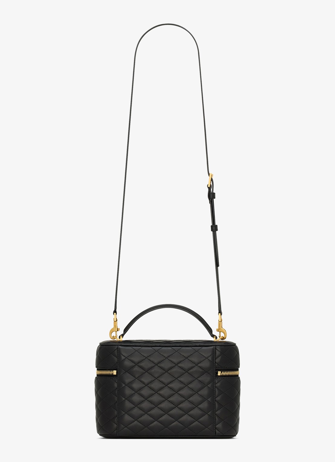 Saint Laurent Gaby Vanity Large handtas van lamsleer - achterkant 6 zwart
