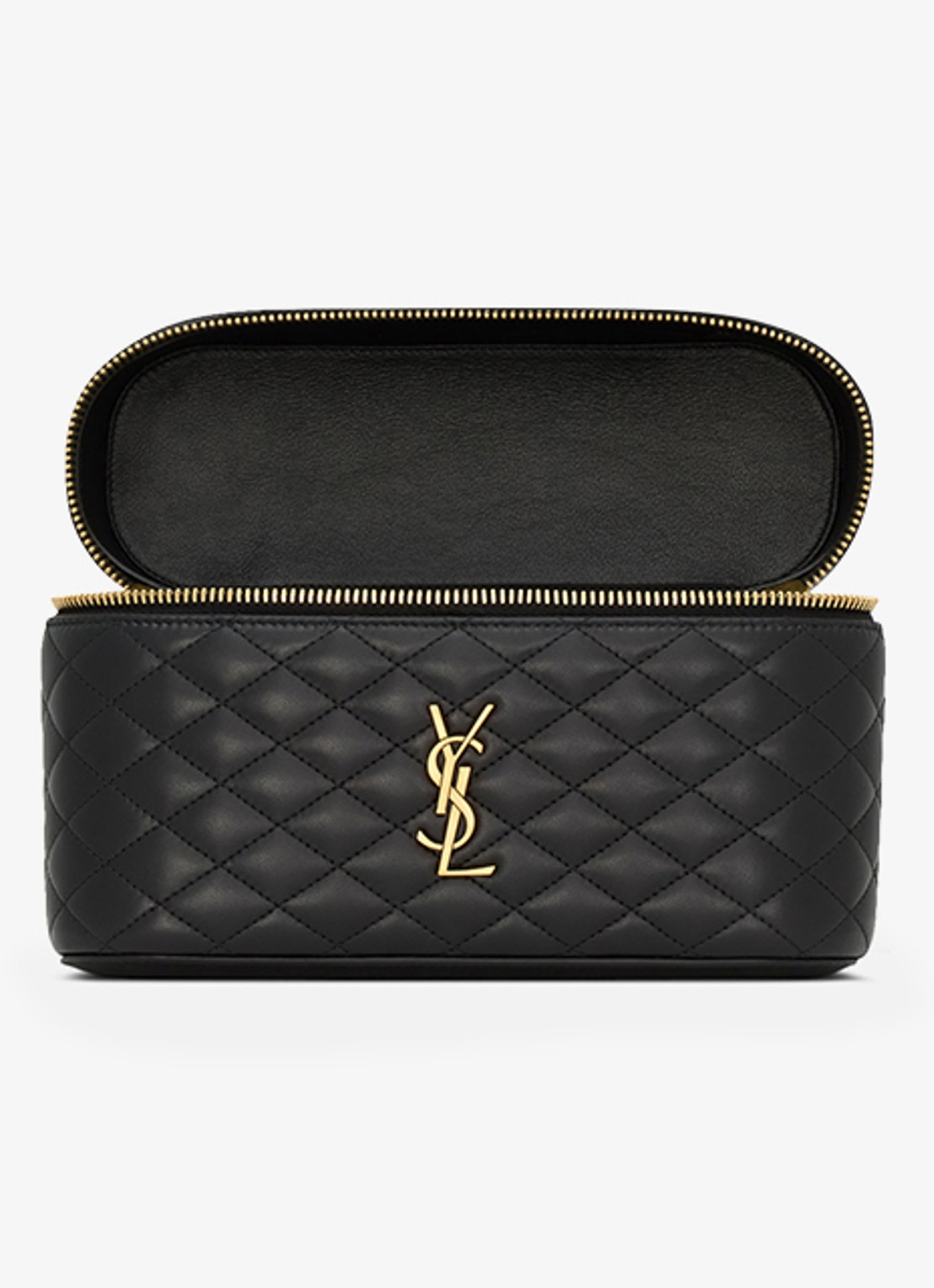 Saint Laurent Gaby Vanity Large handtas van lamsleer - detail 5 zwart