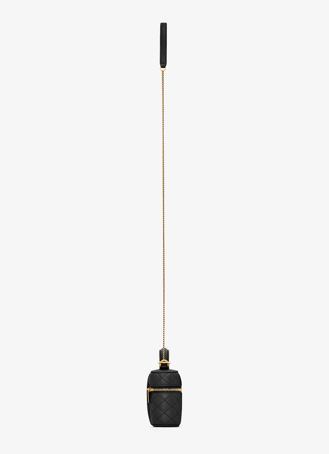 Saint Laurent Gaby Vanity Micro handtas van lamsleer - detail 4 zwart