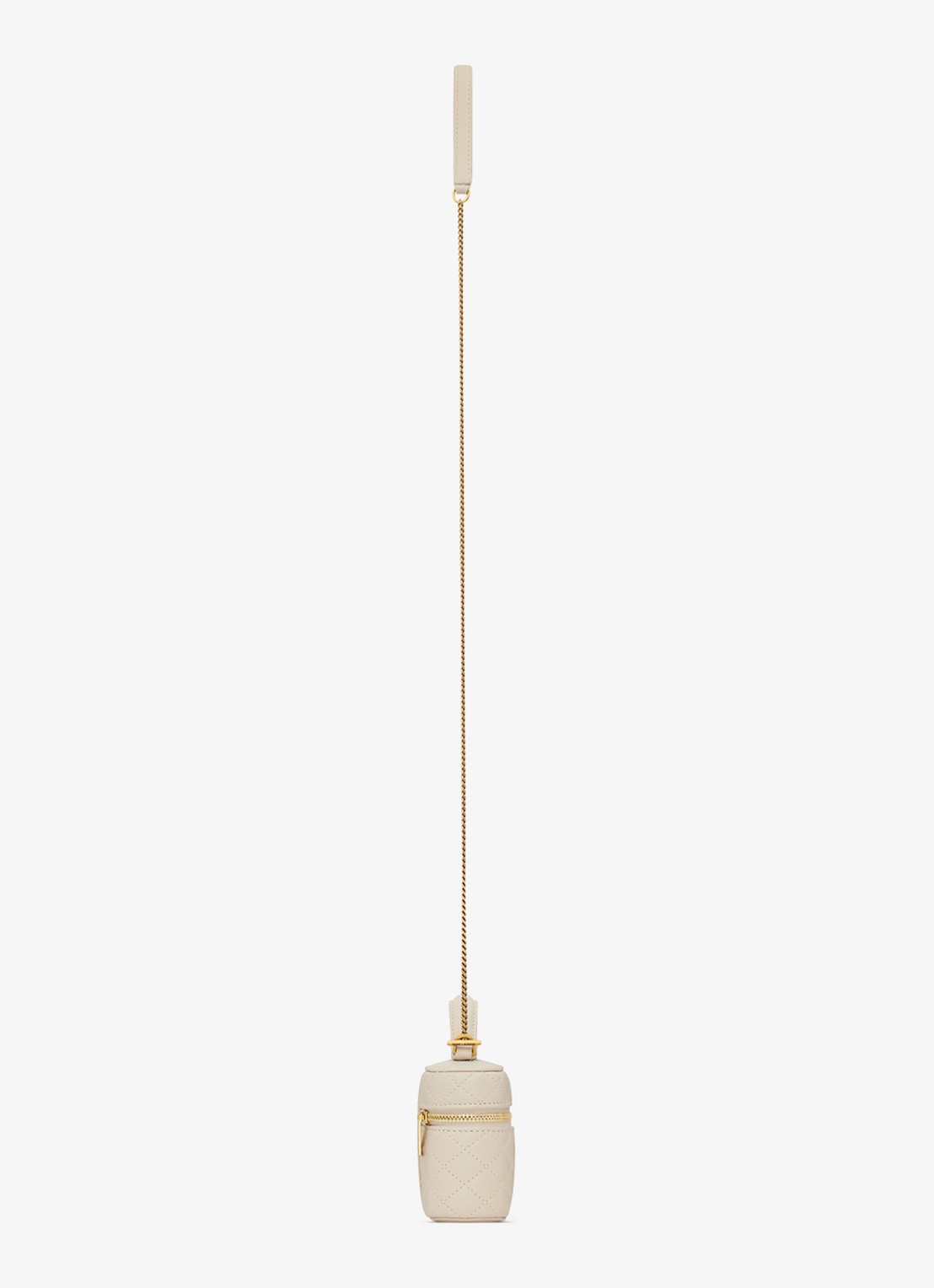 Saint Laurent Gaby Vanity Micro handtas van lamsleer - detail 3 gebroken wit