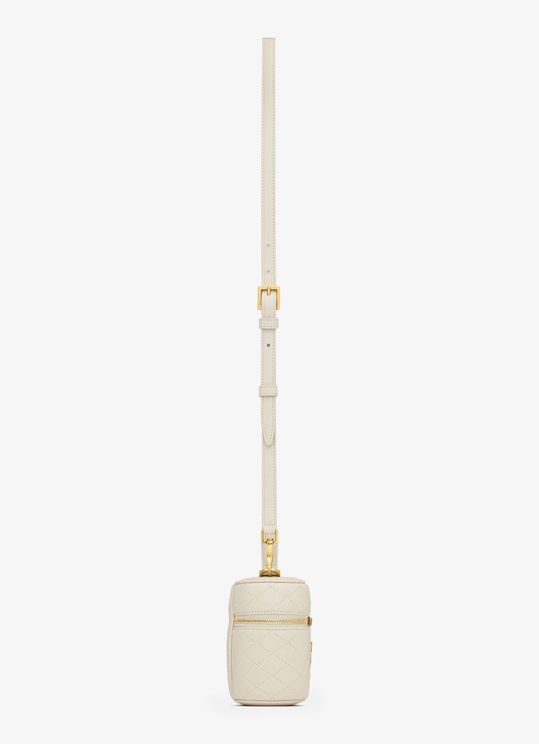 Saint Laurent Gaby Vanity Mini handtas van lamsleer - detail 5 gebroken wit