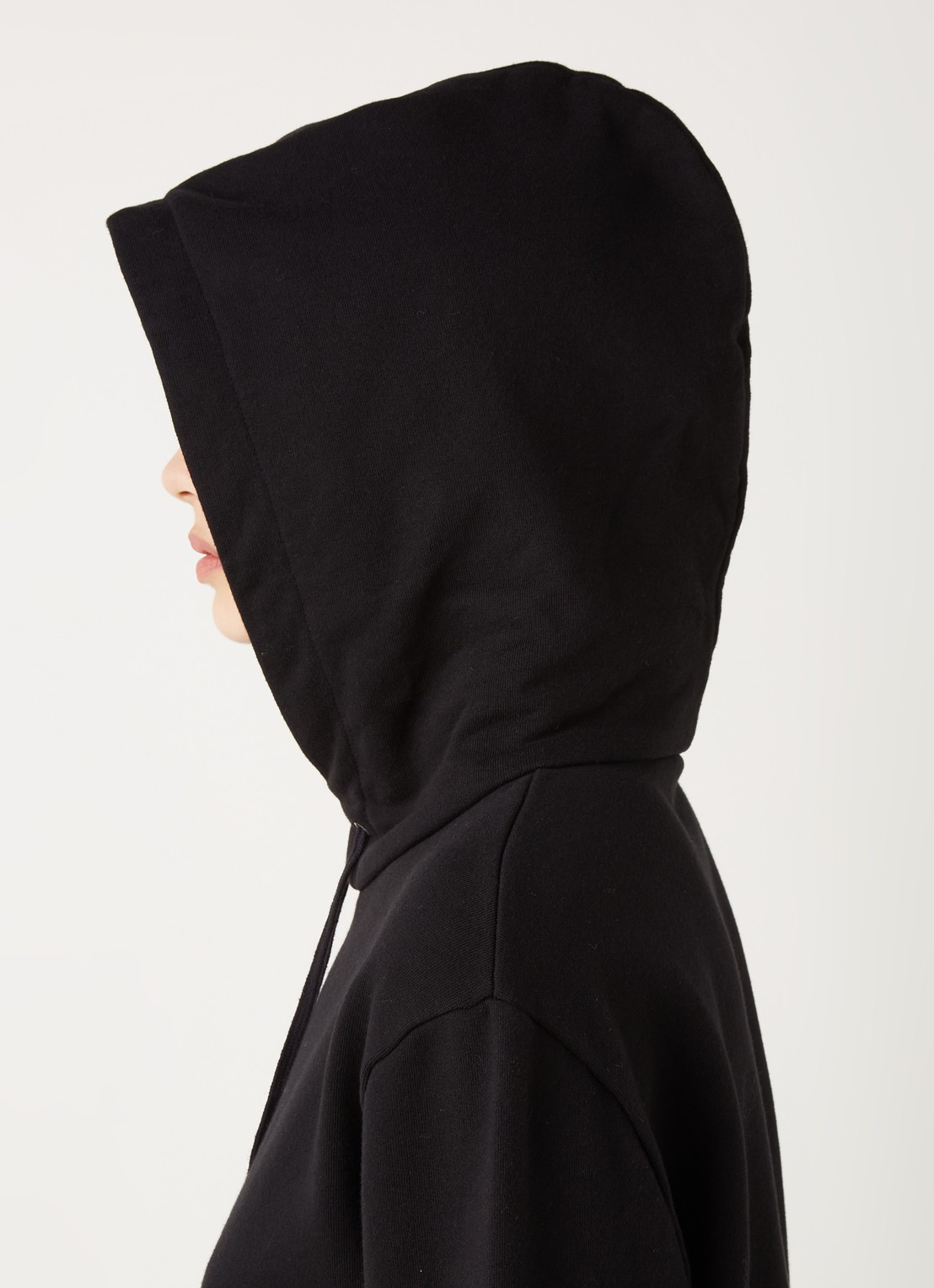 Saint Laurent Hoodie met logo - detail 2 zwart