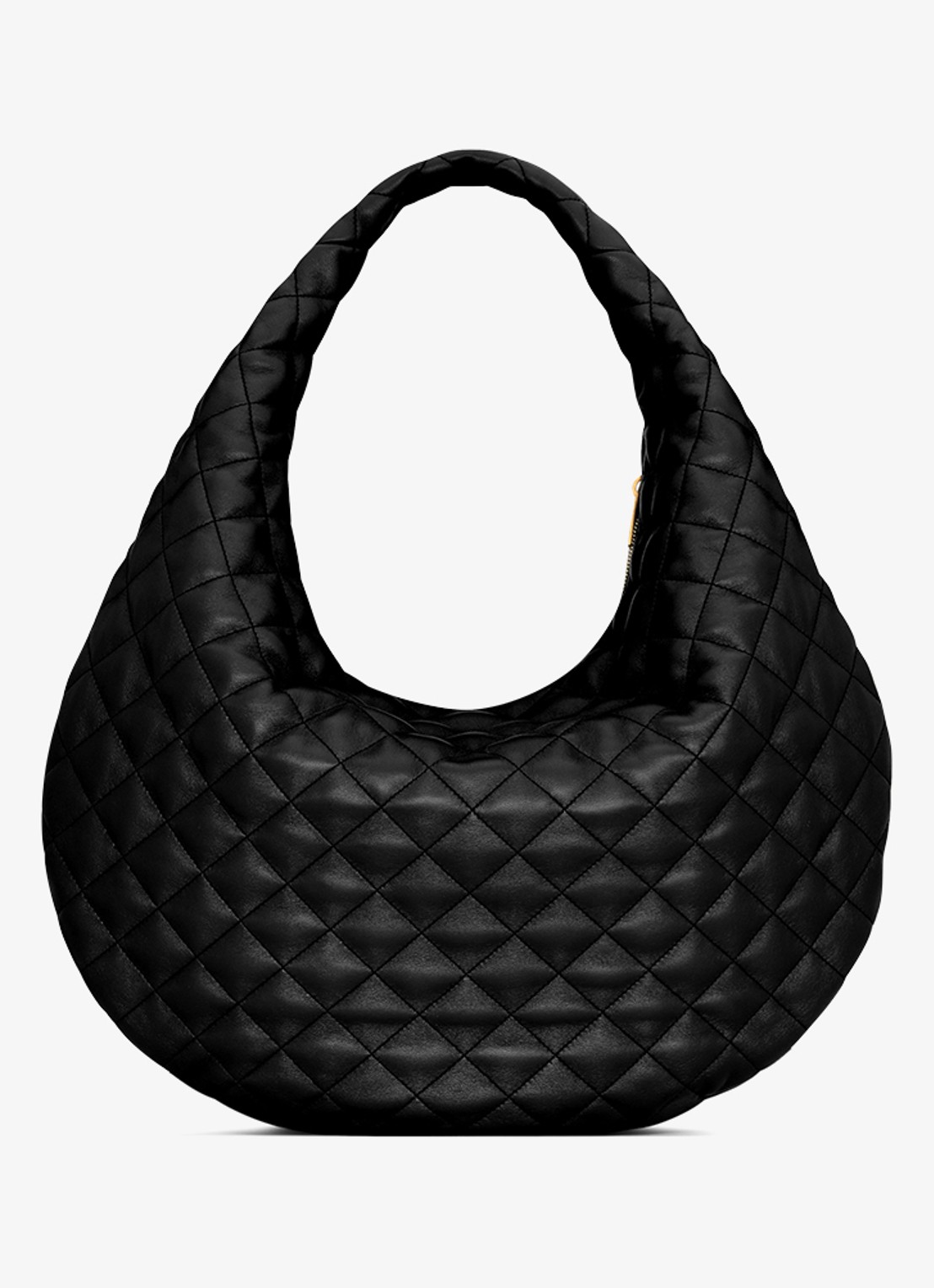 Saint Laurent Icare Hobo schoudertas van lamsleer - achterkant zwart