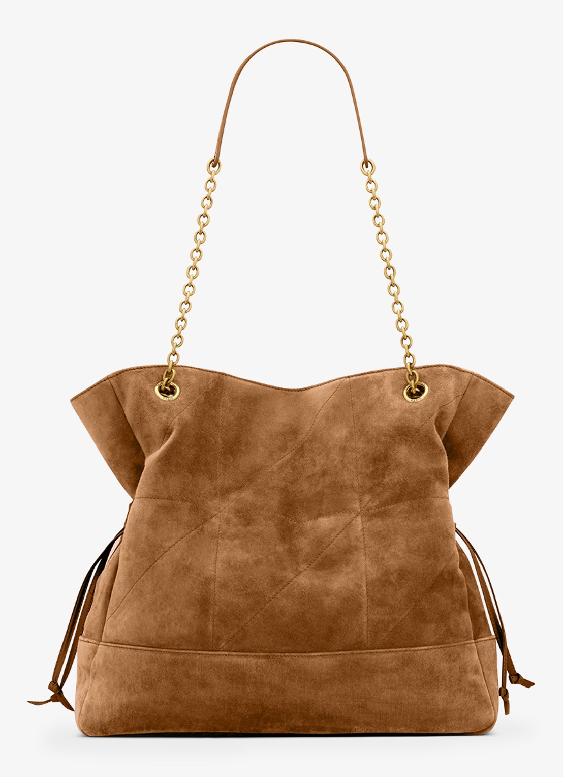 Saint Laurent Jamie shopper van kalfssuède - achterkant 5 bruin