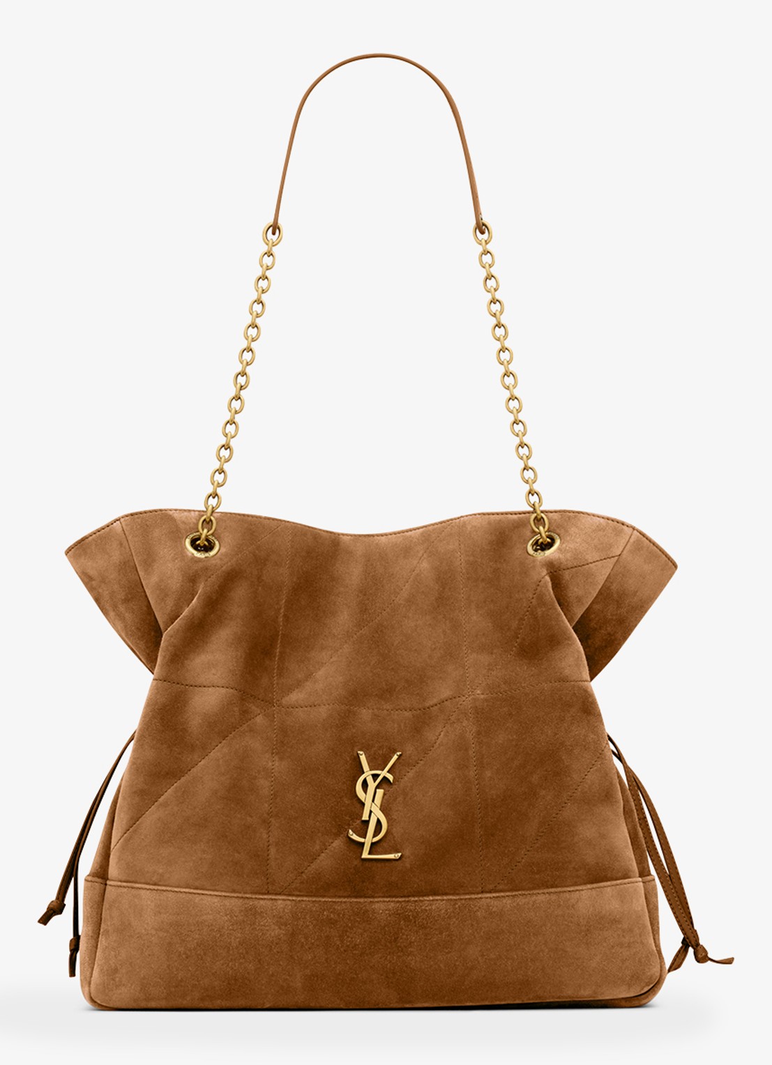 Saint Laurent Jamie shopper van kalfssuède - voorkant 6 bruin
