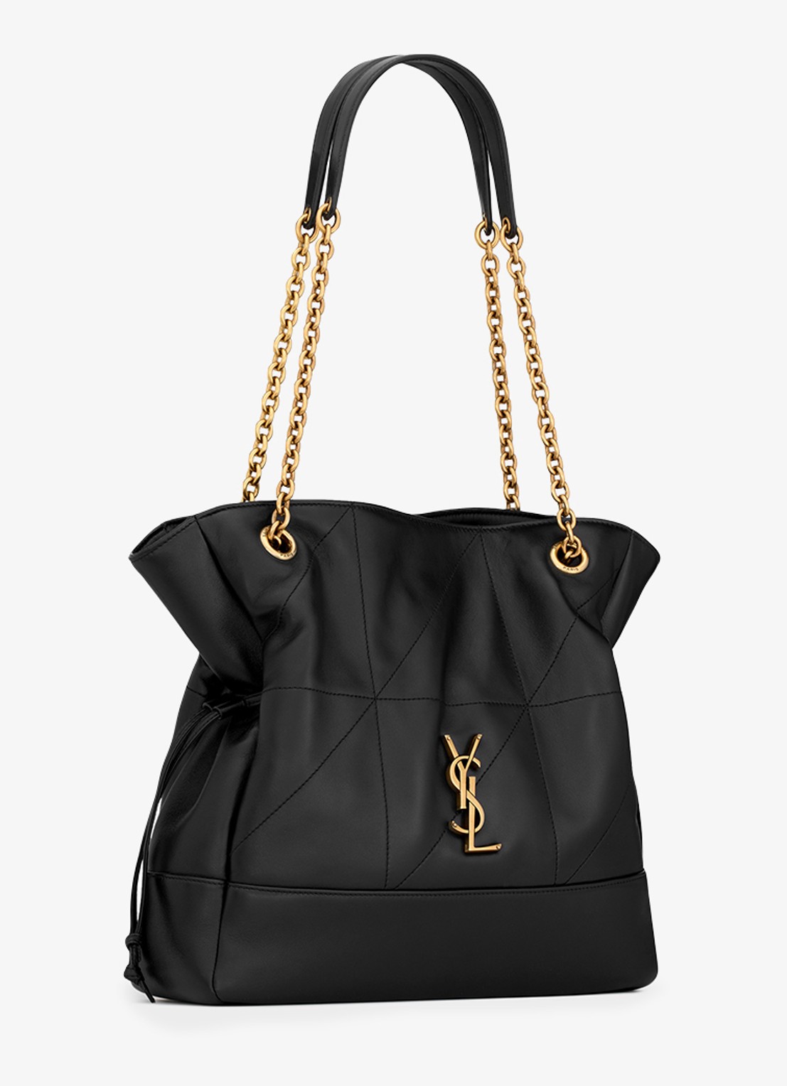 Saint Laurent Jamie Small schoudertas van lamsleer - detail 2 zwart