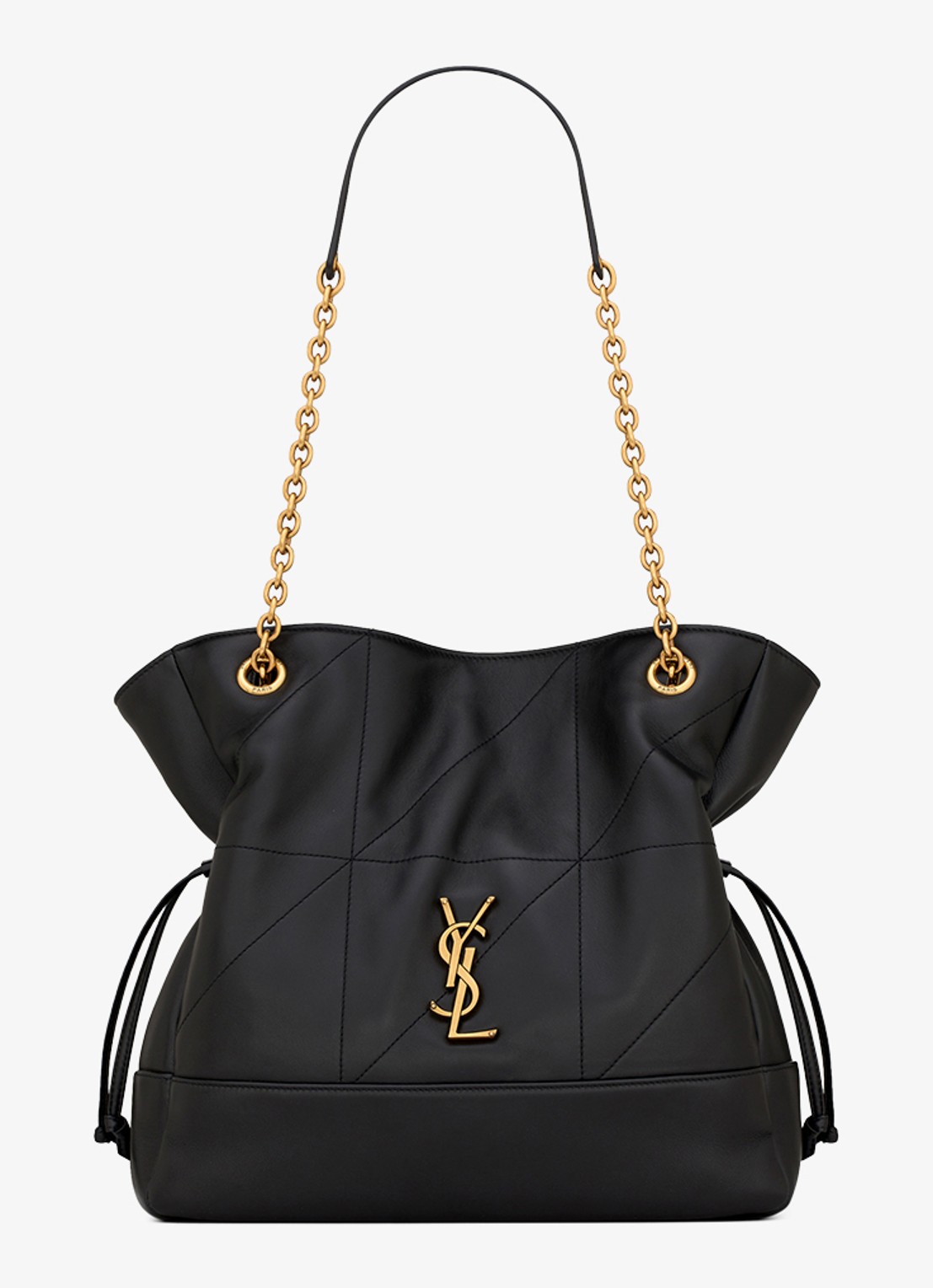 Saint Laurent Jamie Small schoudertas van lamsleer - voorkant 4 zwart