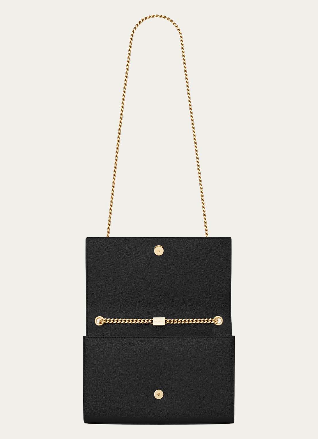 Saint Laurent Kate Medium crossbodytas van kalfsleer - detail 4 zwart