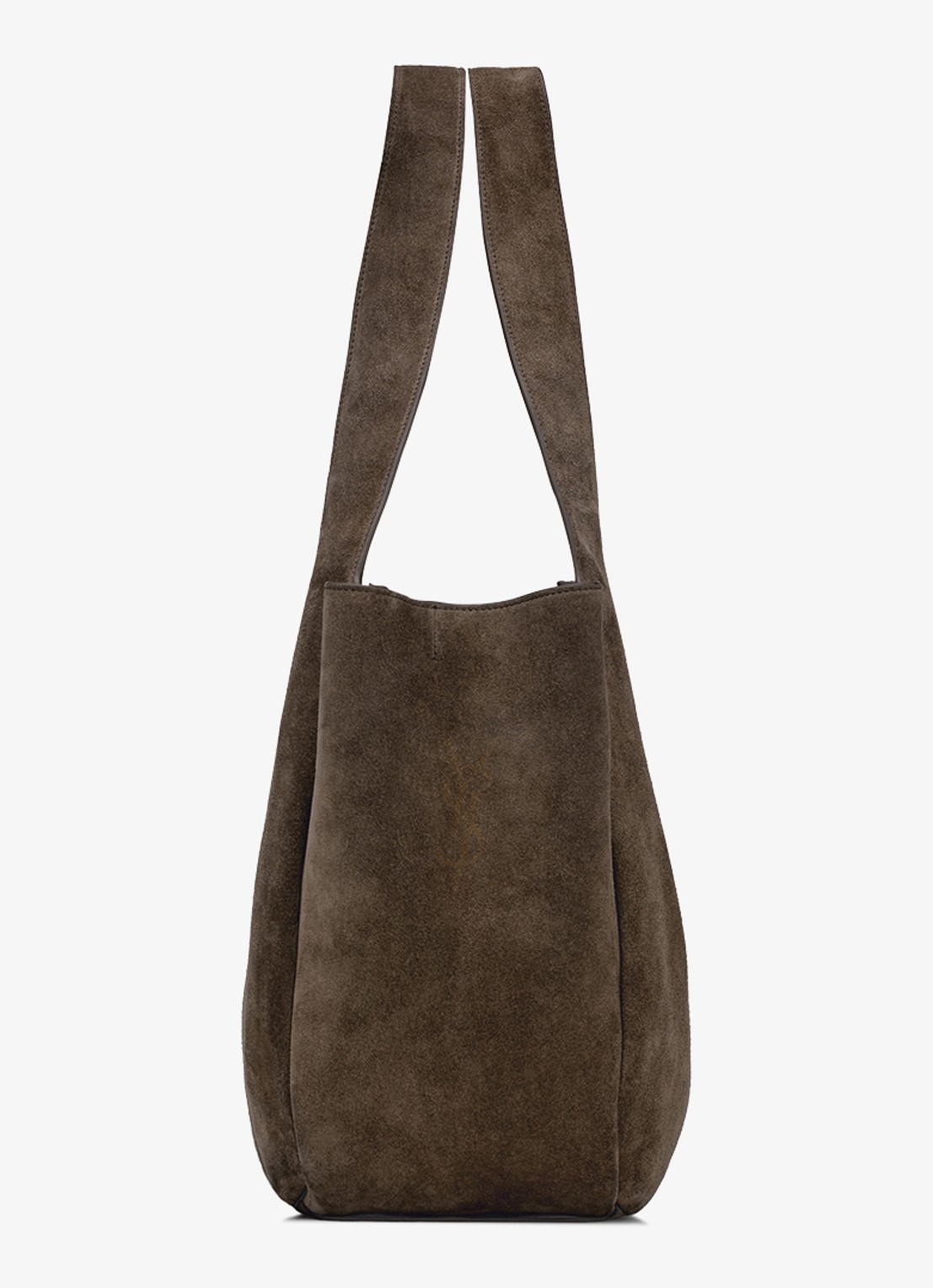 Saint Laurent Le 5 À 7 Bea shopper van kalfssuède - detail 5 donkerbruin