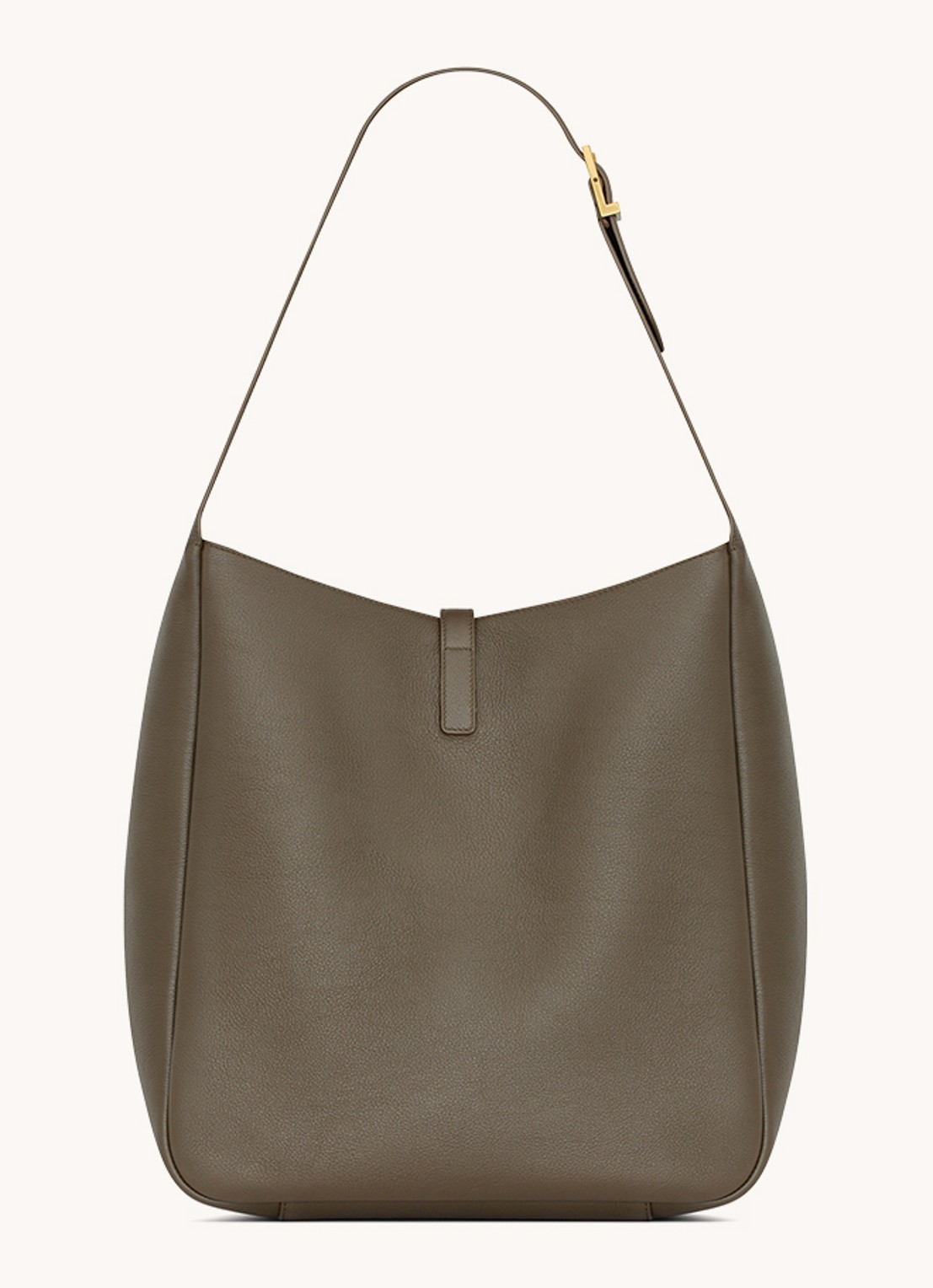 Saint Laurent Le 5 À 7 Large handtas van lamsleer - voorkant 3 groen