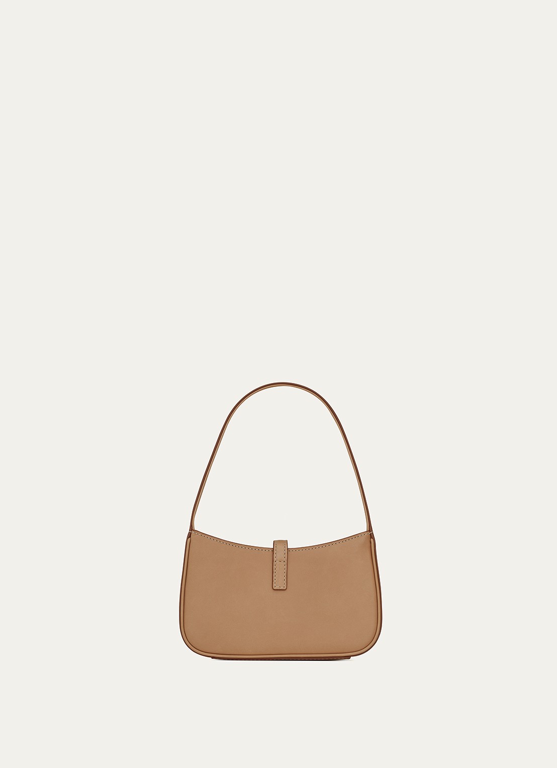 Saint Laurent Le 5 À 7 Mini Hobo schoudertas van kalfsleer - achterkant 4 camel