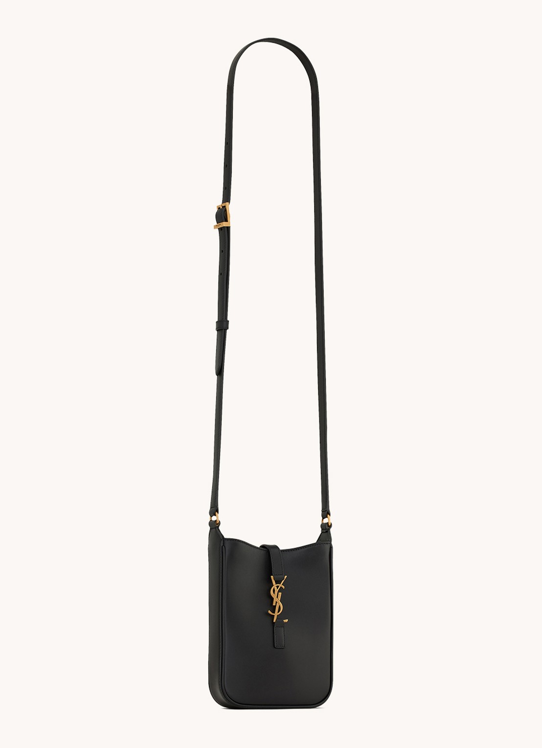 Saint Laurent Le 5 À 7 Mini schoudertas van kalfsleer - detail 4 zwart