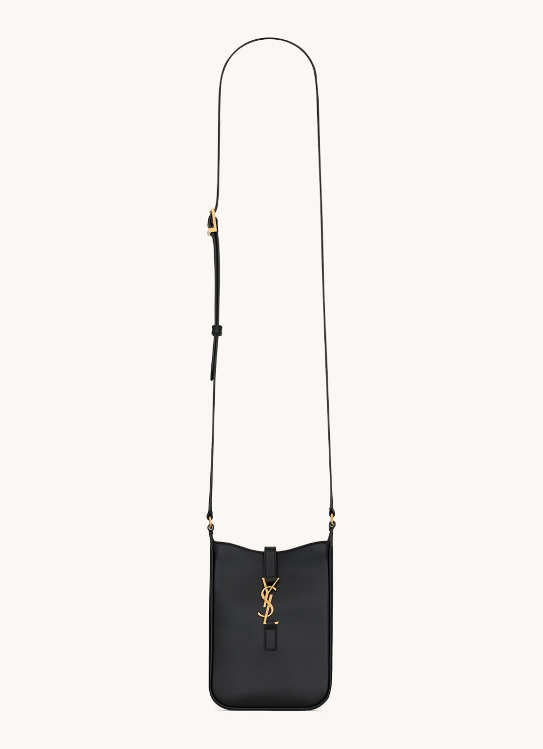 Saint Laurent Le 5 À 7 Mini schoudertas van kalfsleer - voorkant 5 zwart