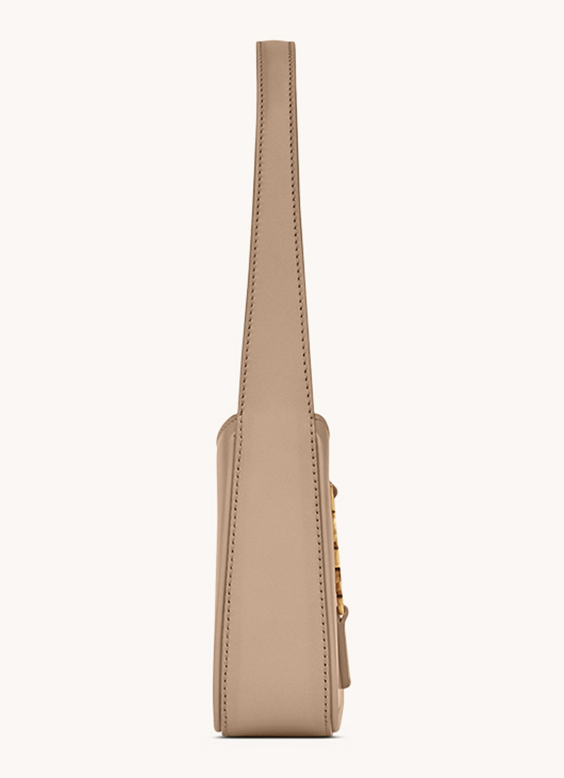 Saint Laurent Le 5 À 7 Mini schoudertas van kalfsleer - detail 3 donkerbeige