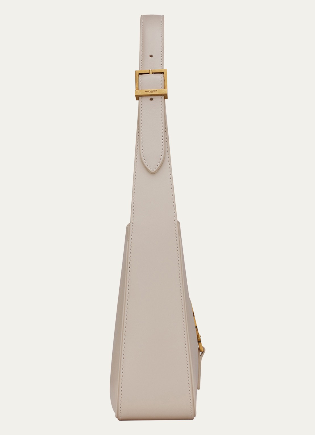 Saint Laurent Le 5 À 7 schoudertas van kalfsleer - detail 3 donkerbeige