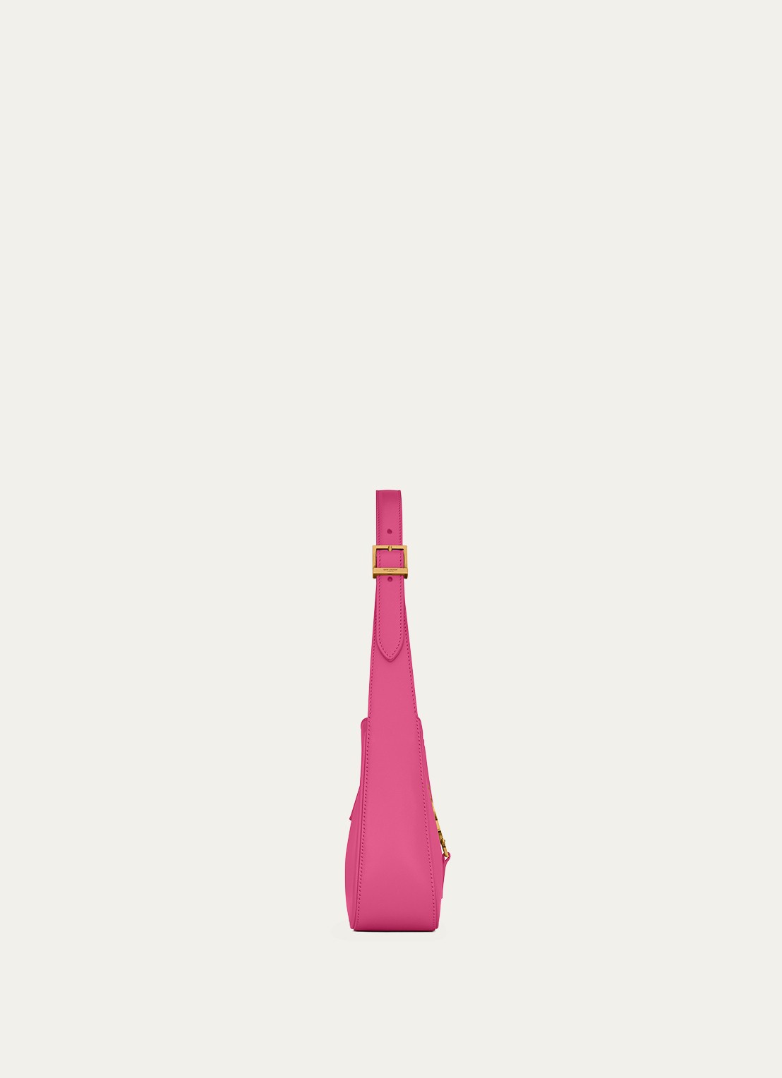 Saint Laurent Le 5 à 7 schoudertas van kalfsleer - detail 4 fuchsia